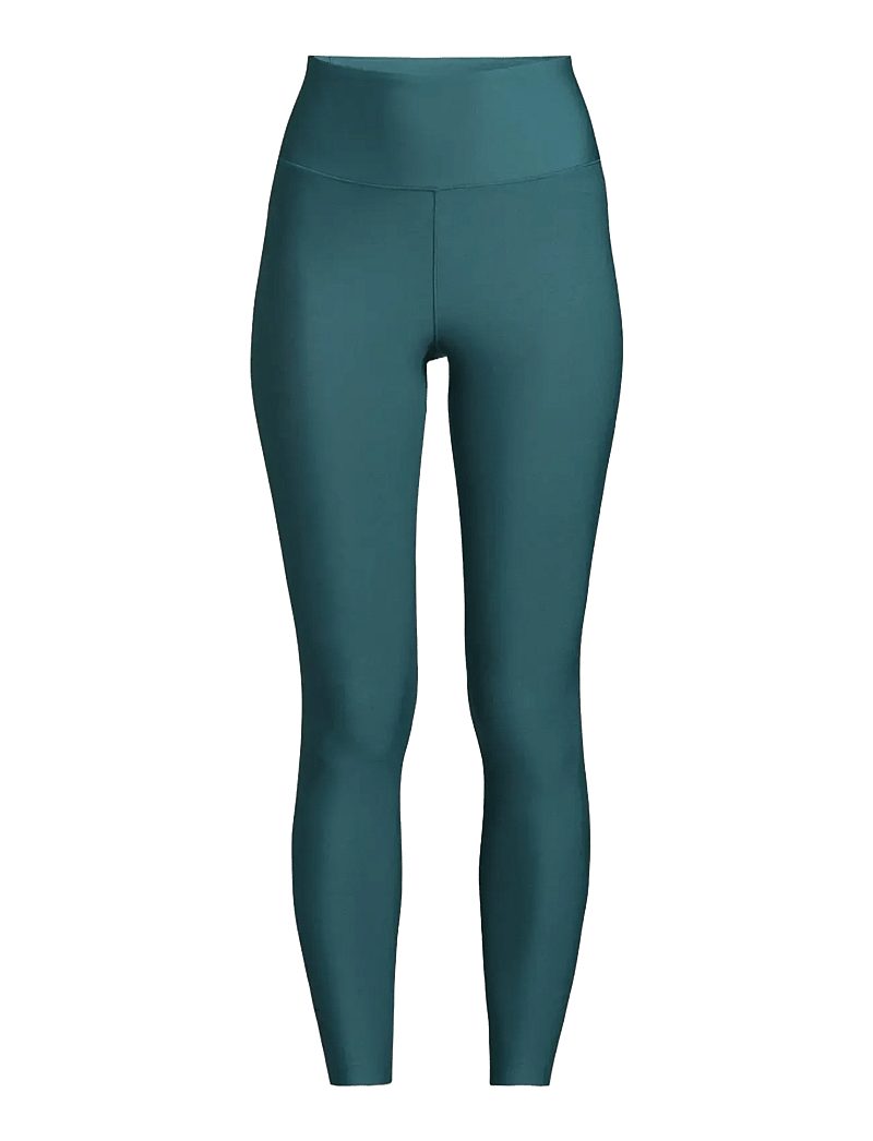 Casall - Graphic High Waist Tights - 7/8 længde - ocean teel - 1
