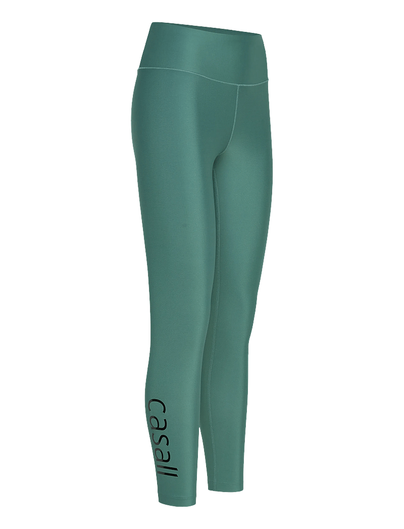 Casall - Graphic High Waist Tights - 7/8 längd - winter green - 3