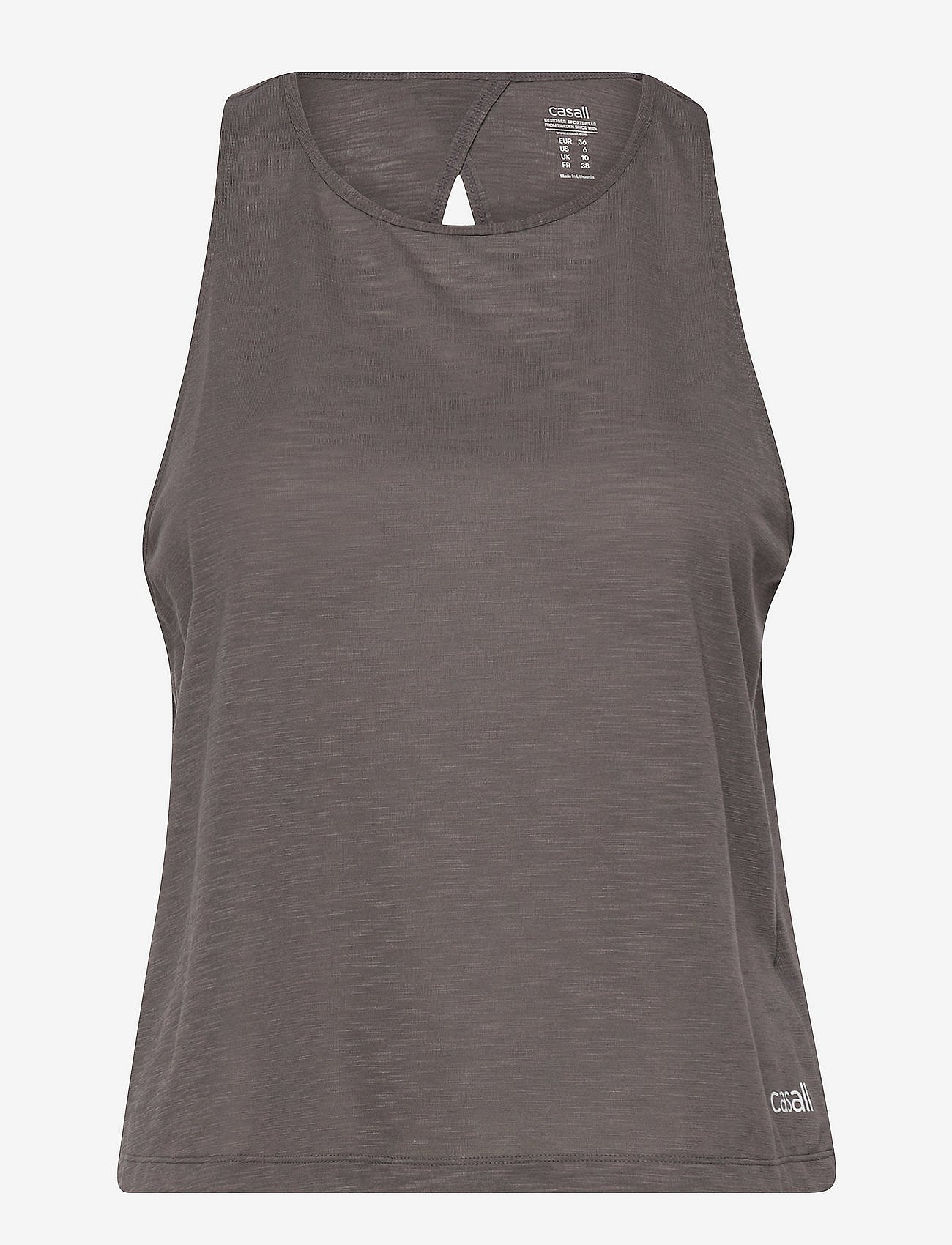 Texture Tank Open Back - GRAPHITE