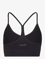 Casall - Seamless Graphical Rib Sports Top - low support - black - 2