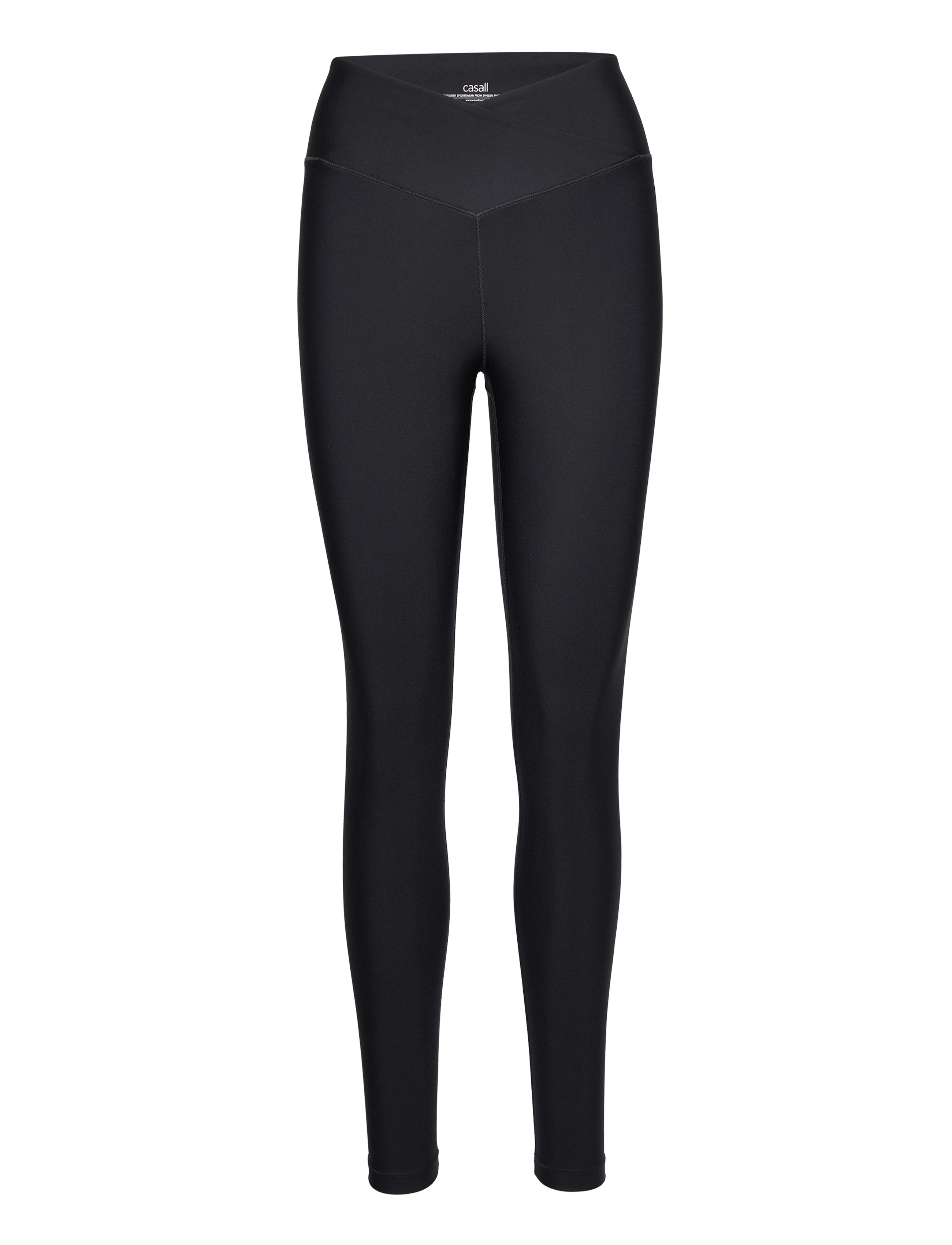 Casall - Overlap High Waist Tights - trainingstights - black - 1
