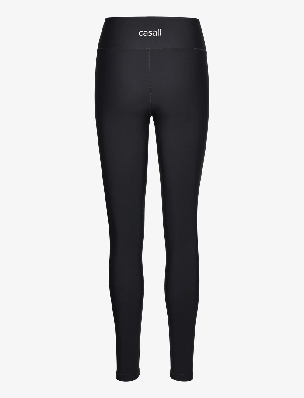Casall - Overlap High Waist Tights - 7/8 längd - black - 2