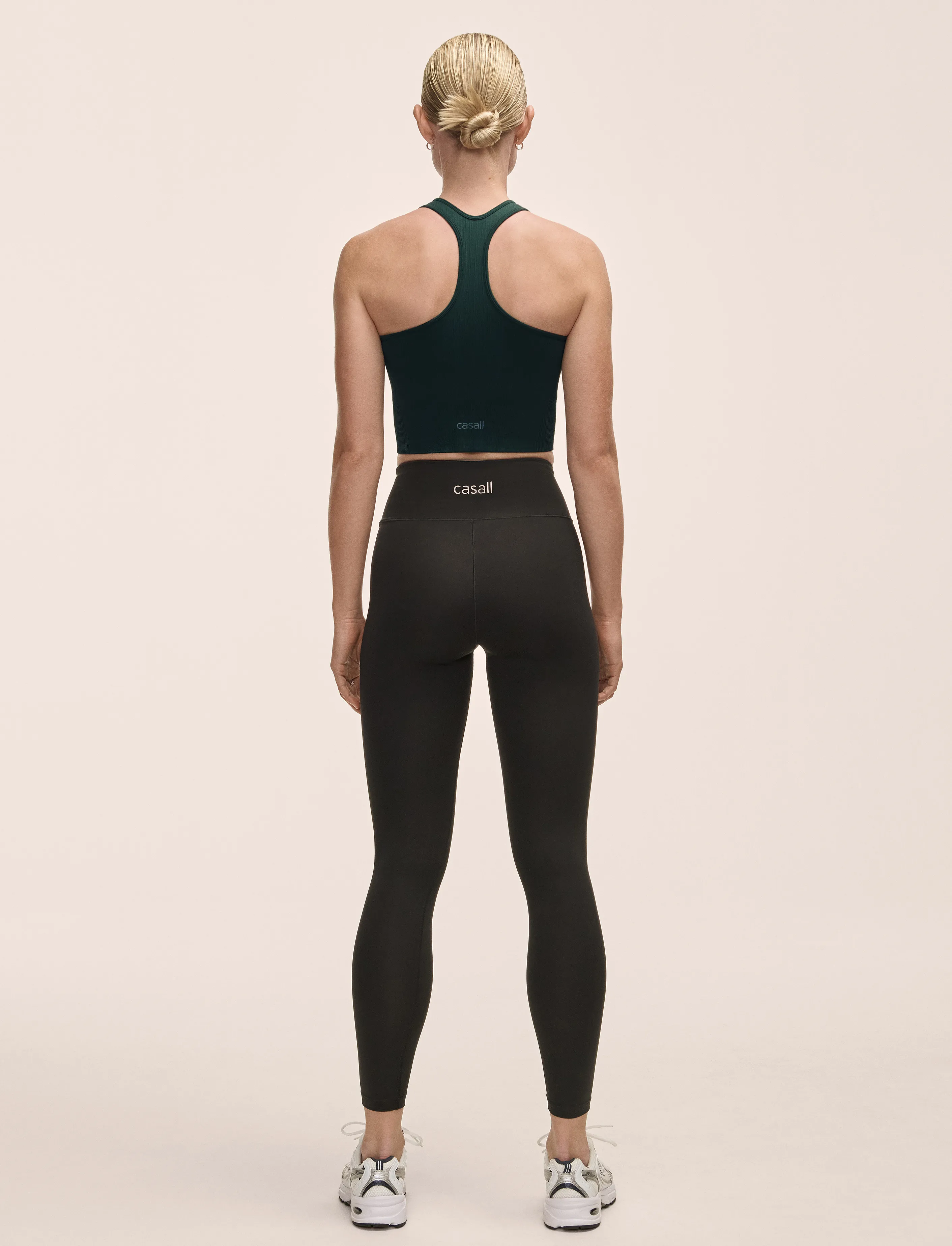 Casall - Overlap High Waist Tights - trainingstights - black - 3