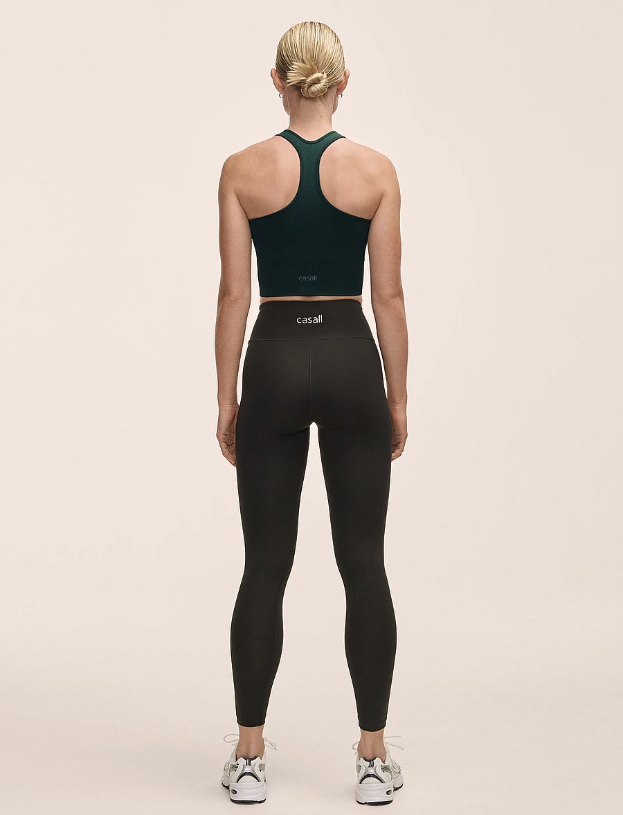 Casall - Overlap High Waist Tights - trainingstights - black - 3