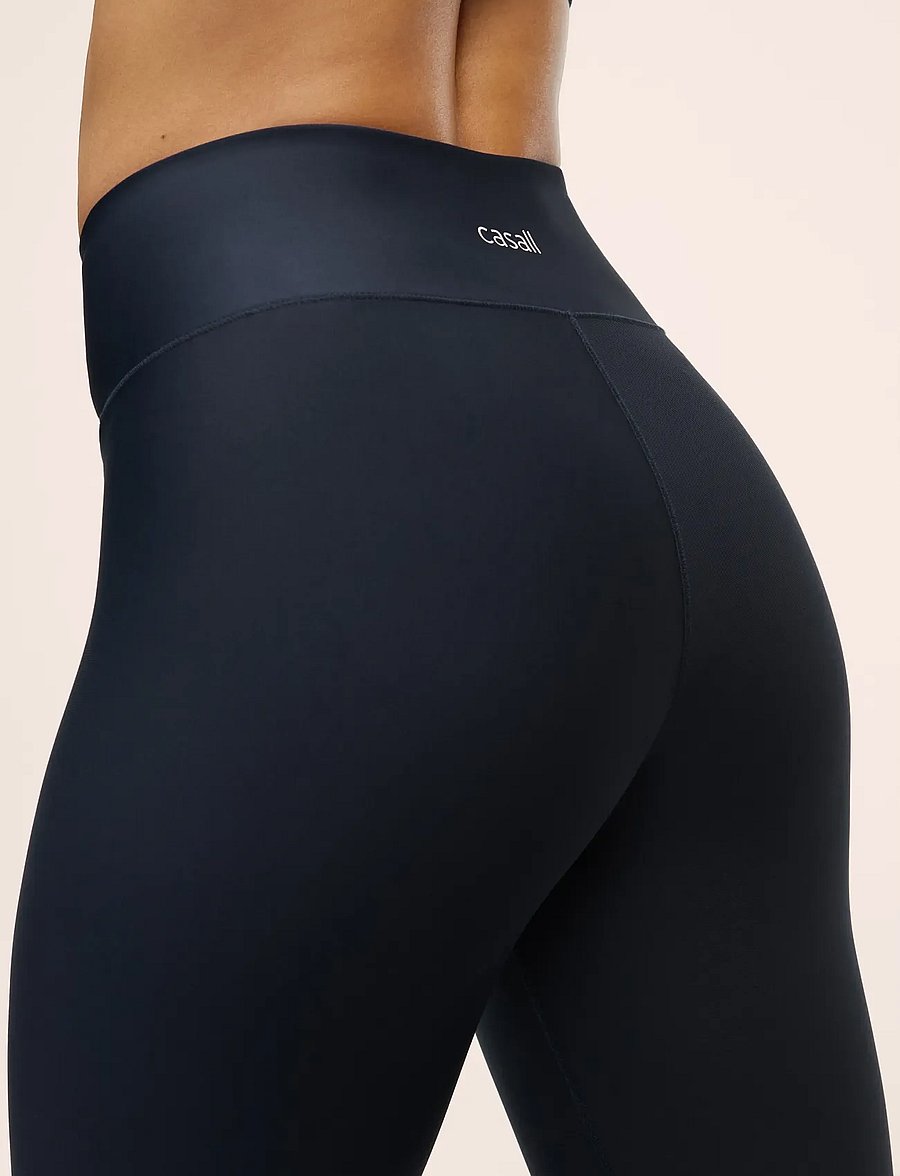 Casall - Overlap High Waist Tights - training tights - core blue - 4