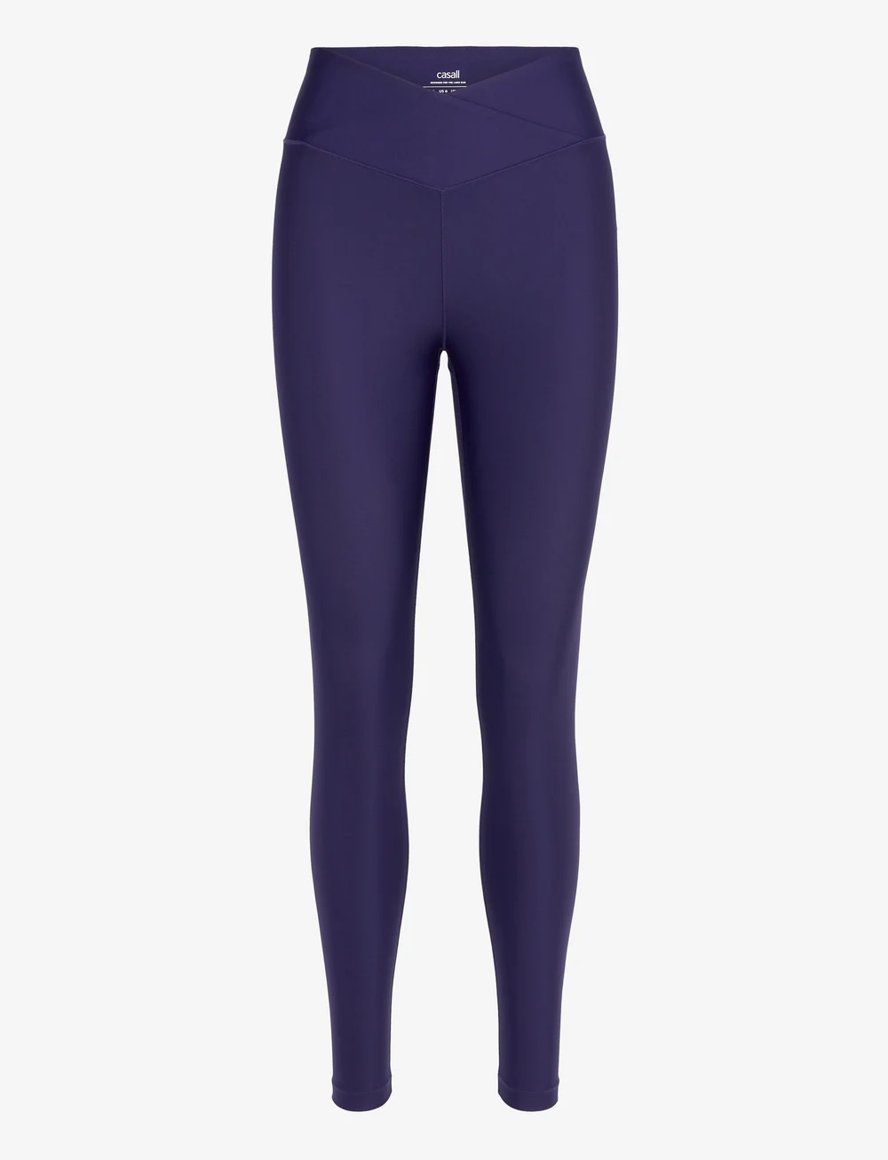 Casall - Overlap High Waist Tights - treniņu legingi - purple eclipse - 1