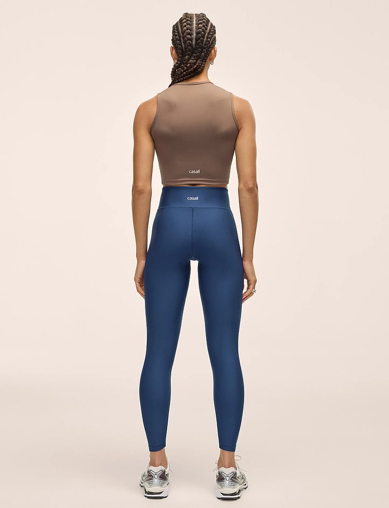 Casall - Overlap High Waist Tights - trainingstights - true blue - 3