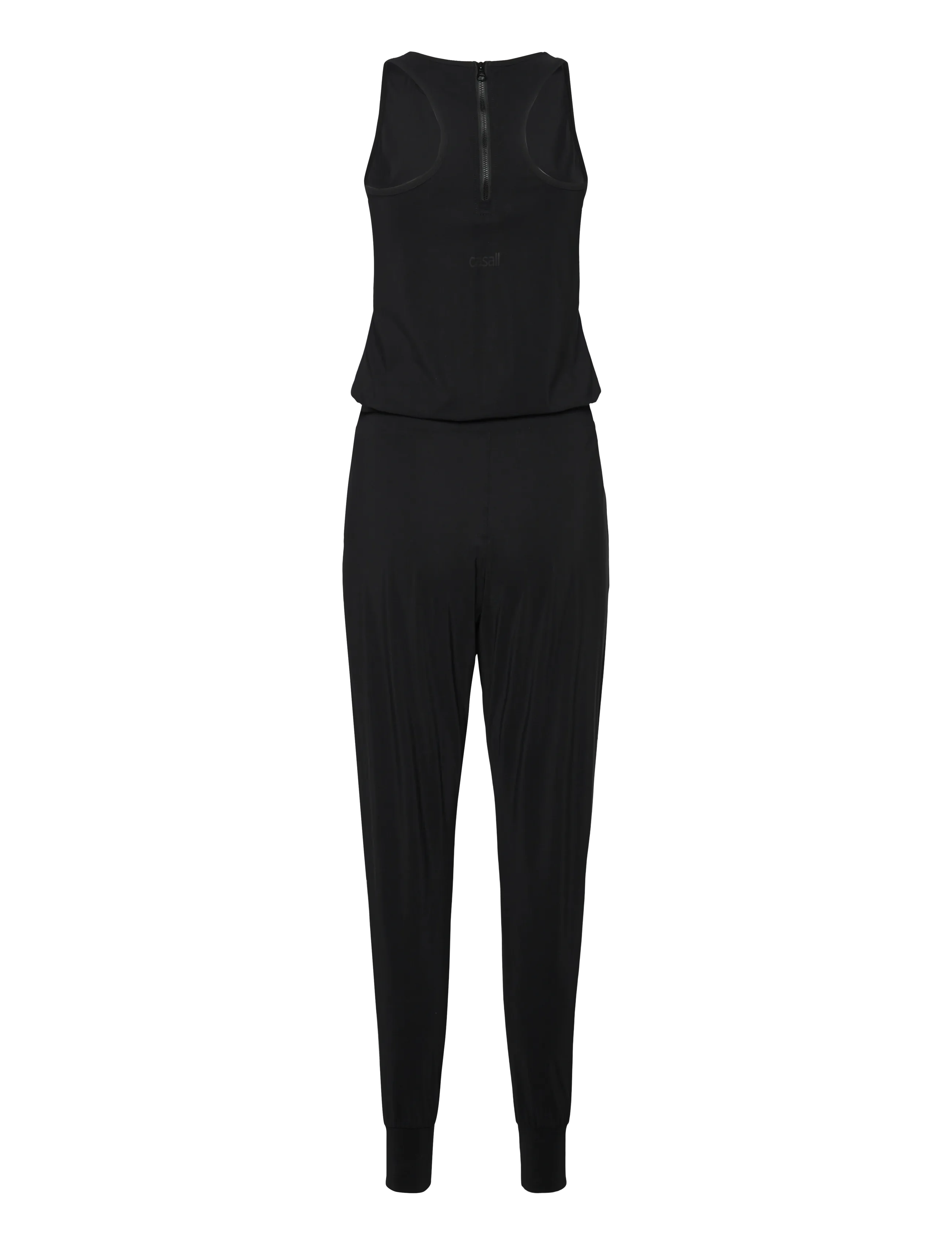 Casall - Weekend Jumpsuit Racerback - pükskostüümid ja bodid - black - 1