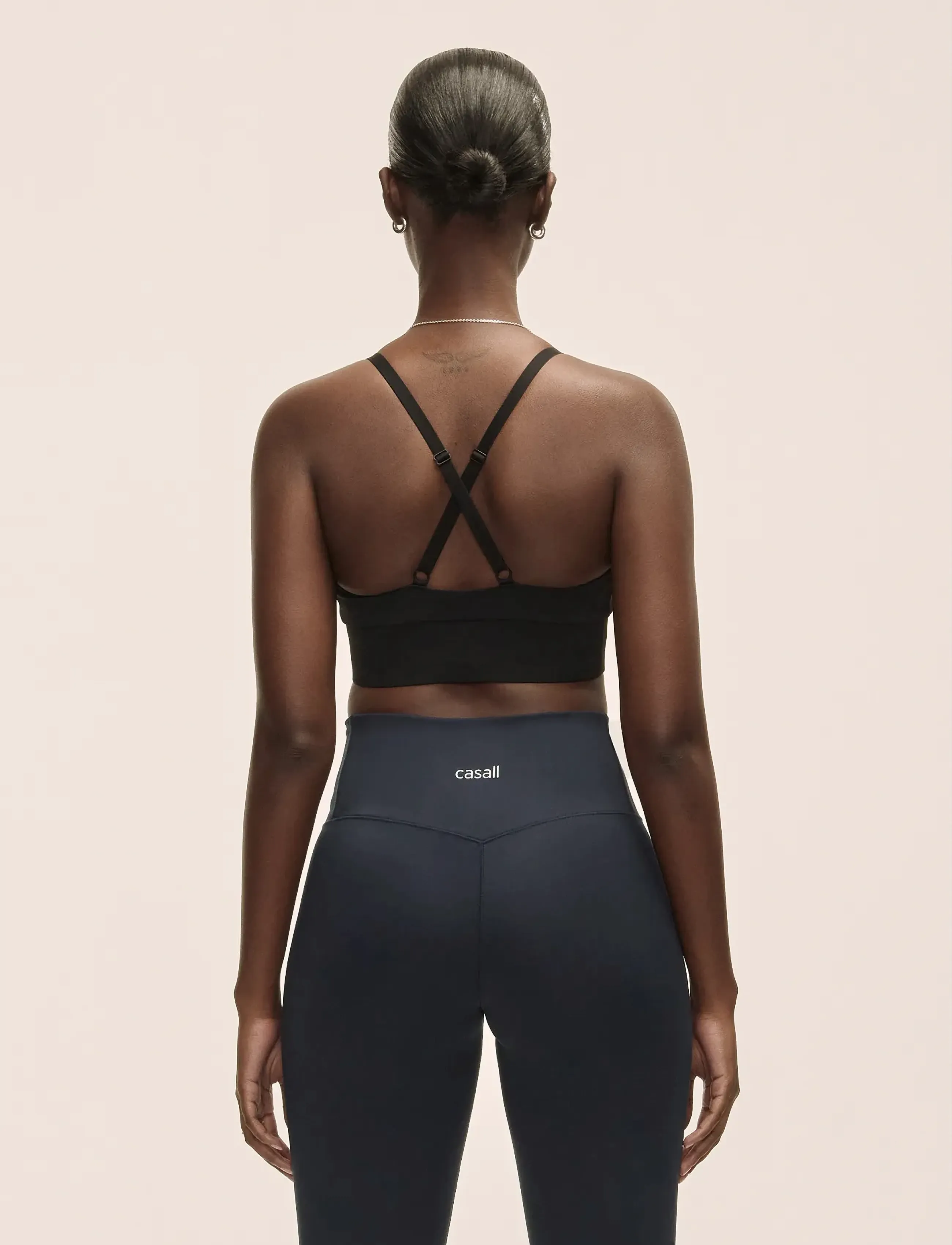 Casall - Wrap Sports Bra - mittlerer halt - black - 3