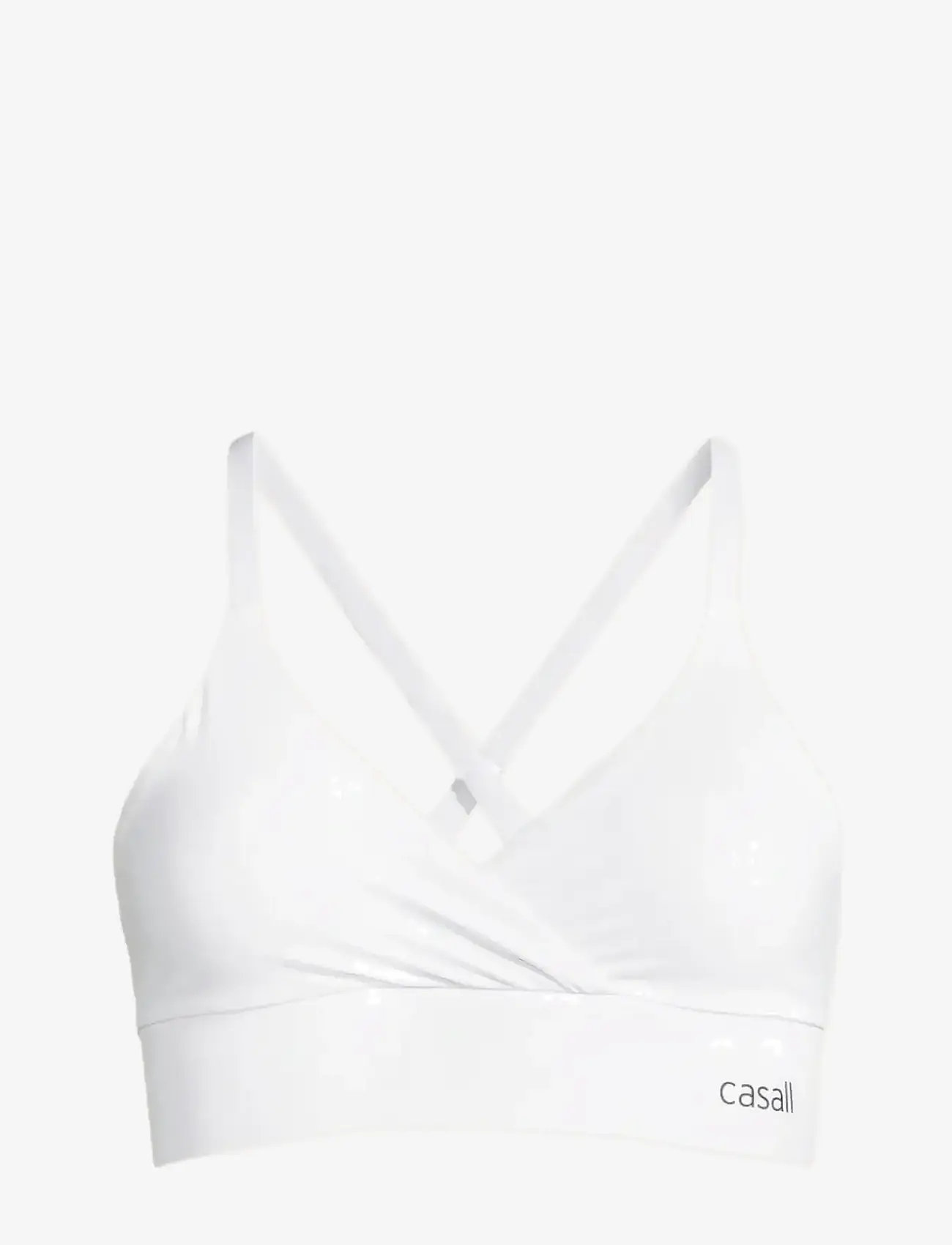 Casall - Wrap Sports Bra - keskmine toestus - white - 1