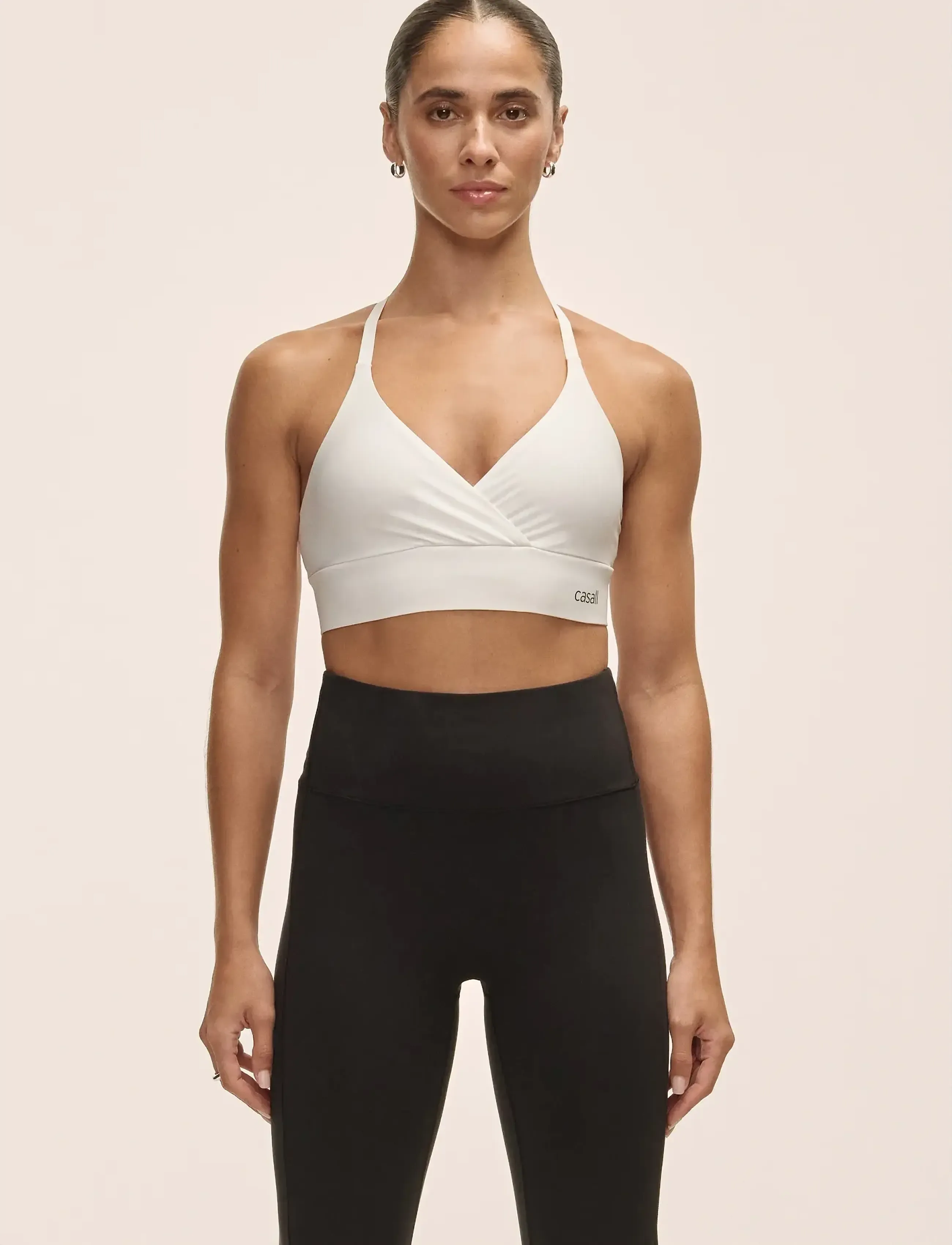 Casall Wrap Sports Bra, XS, Sport Clothing, Weiß - Bras All, Frauen