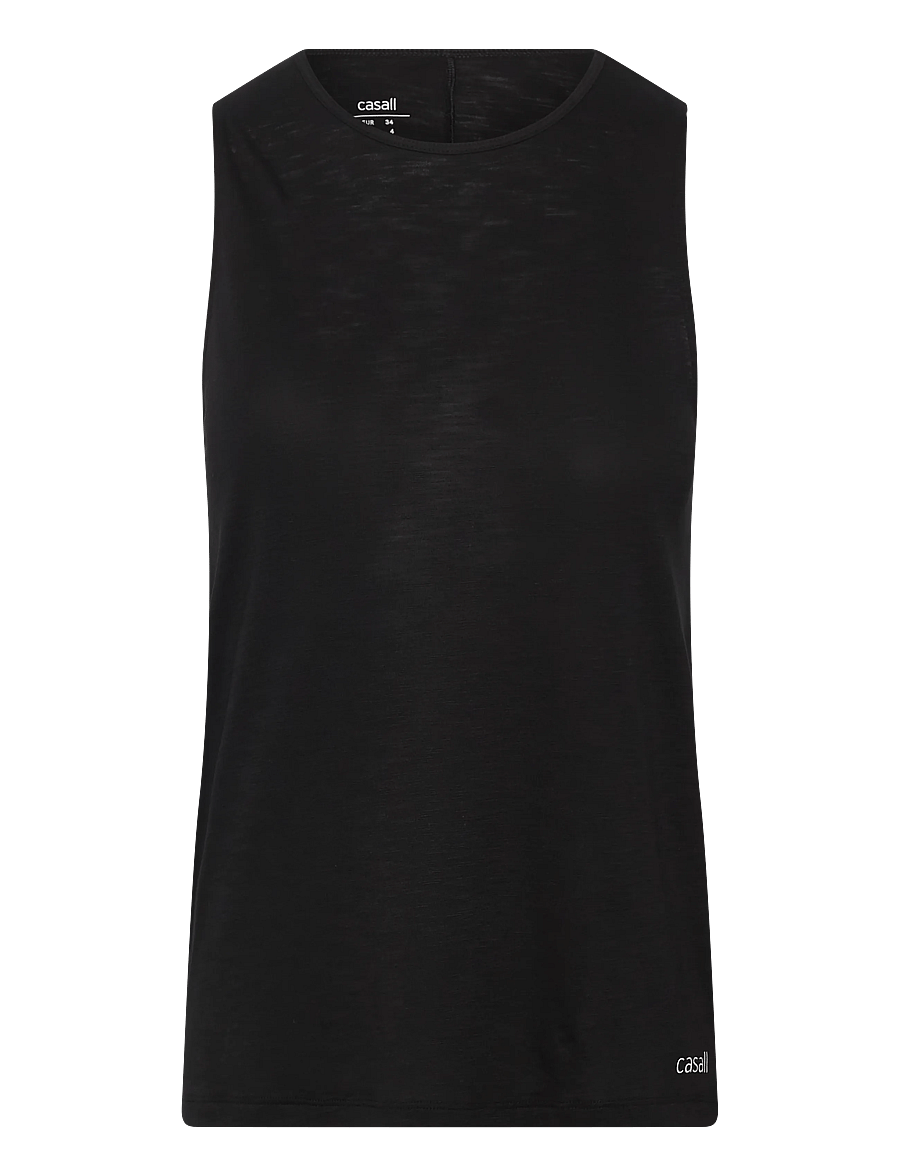 Casall - Soft Texture Tank - tanktops - black - 1