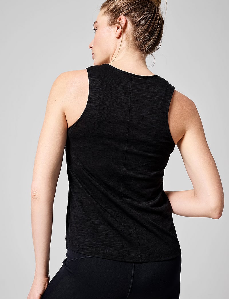 Casall - Soft Texture Tank - tank tops - black - 3