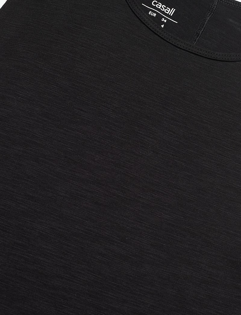 Casall - Soft Texture Tank - tank tops - black - 5