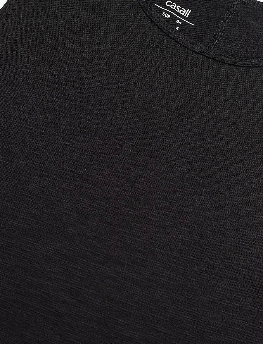 Casall - Soft Texture Tank - tanktops - black - 5