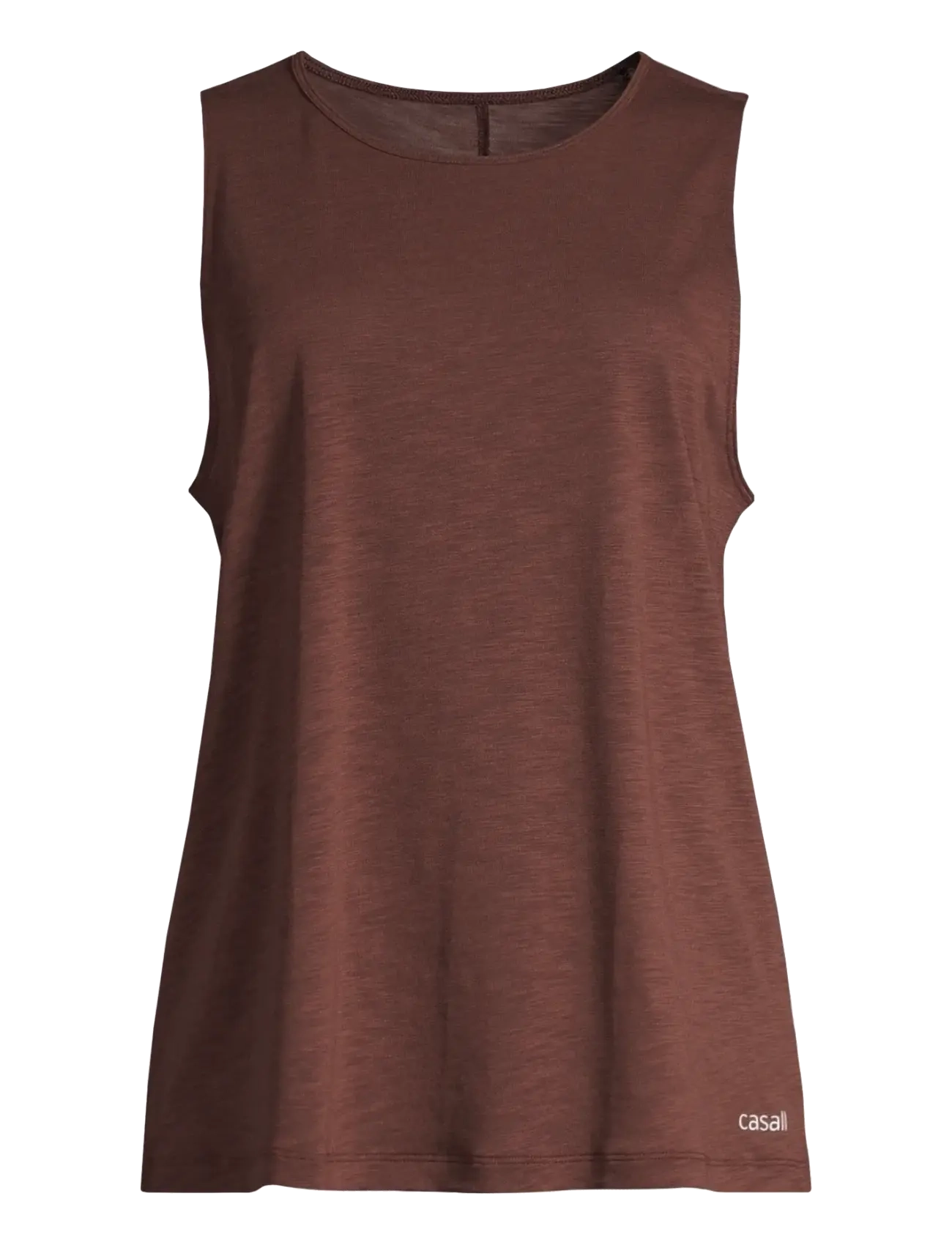 Casall Soft Texture Tank - Linnen - DARK BROWN / brown