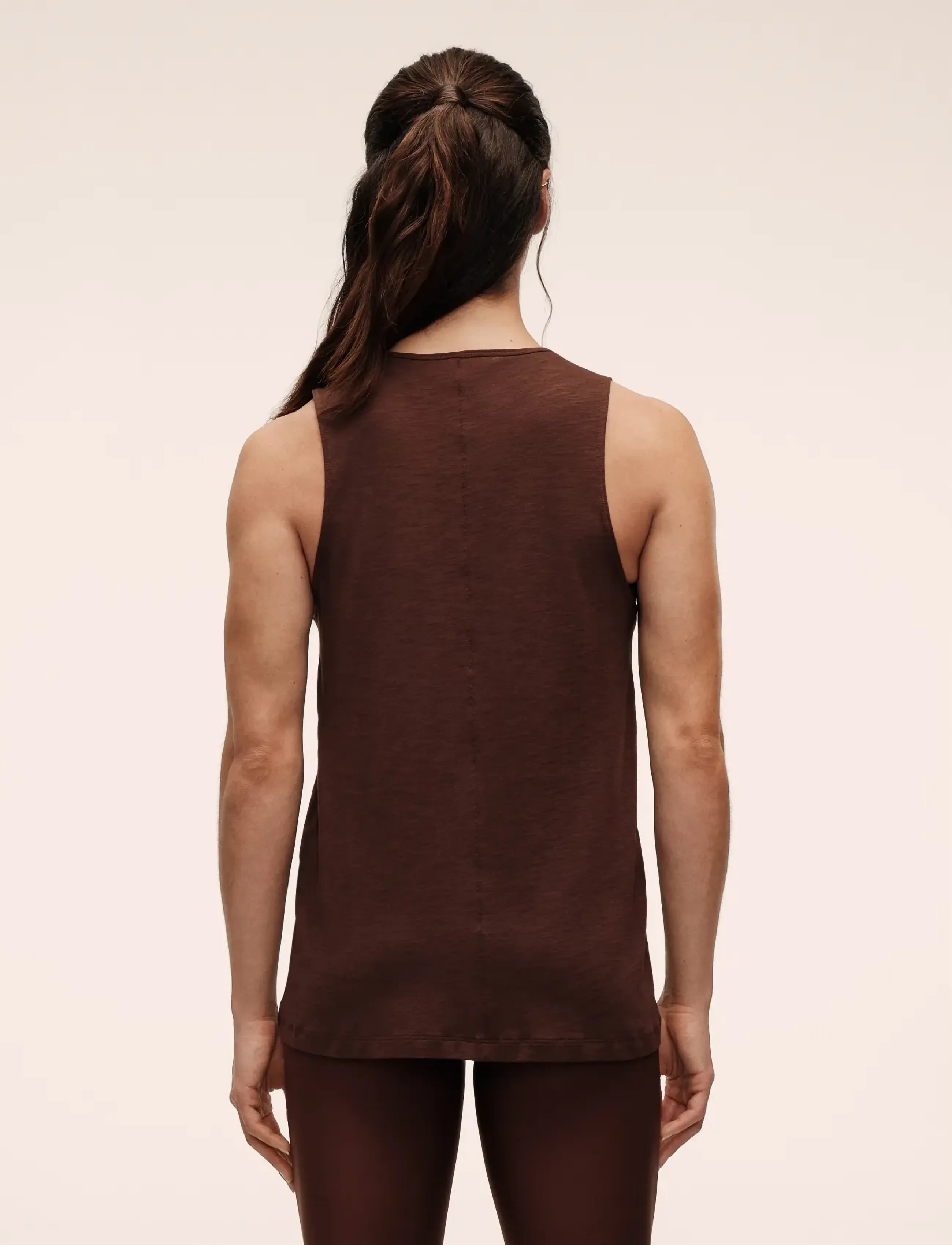 Casall - Soft Texture Tank - sügisene kokkuhoid - dark brown - 2