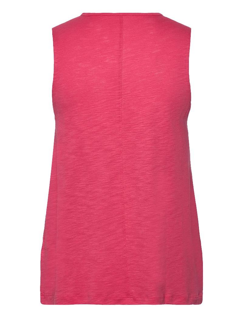 Casall - Soft Texture Tank - linnen - ruby blush - 1