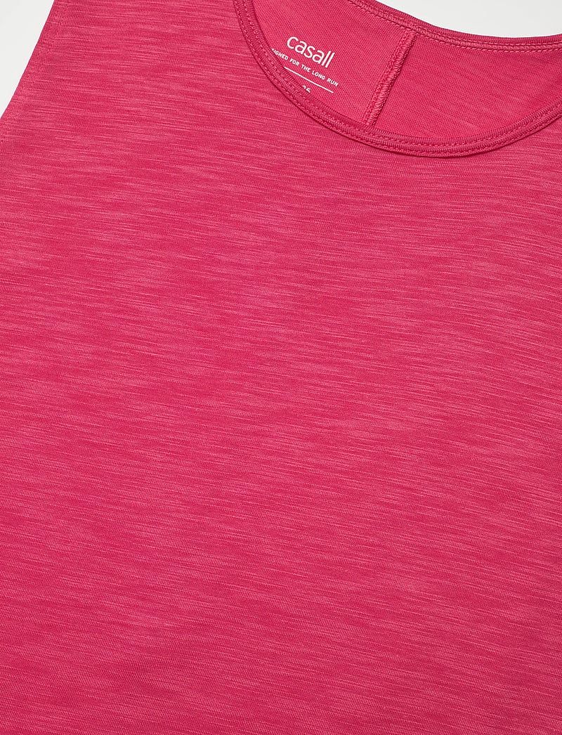 Casall - Soft Texture Tank - linnen - ruby blush - 2