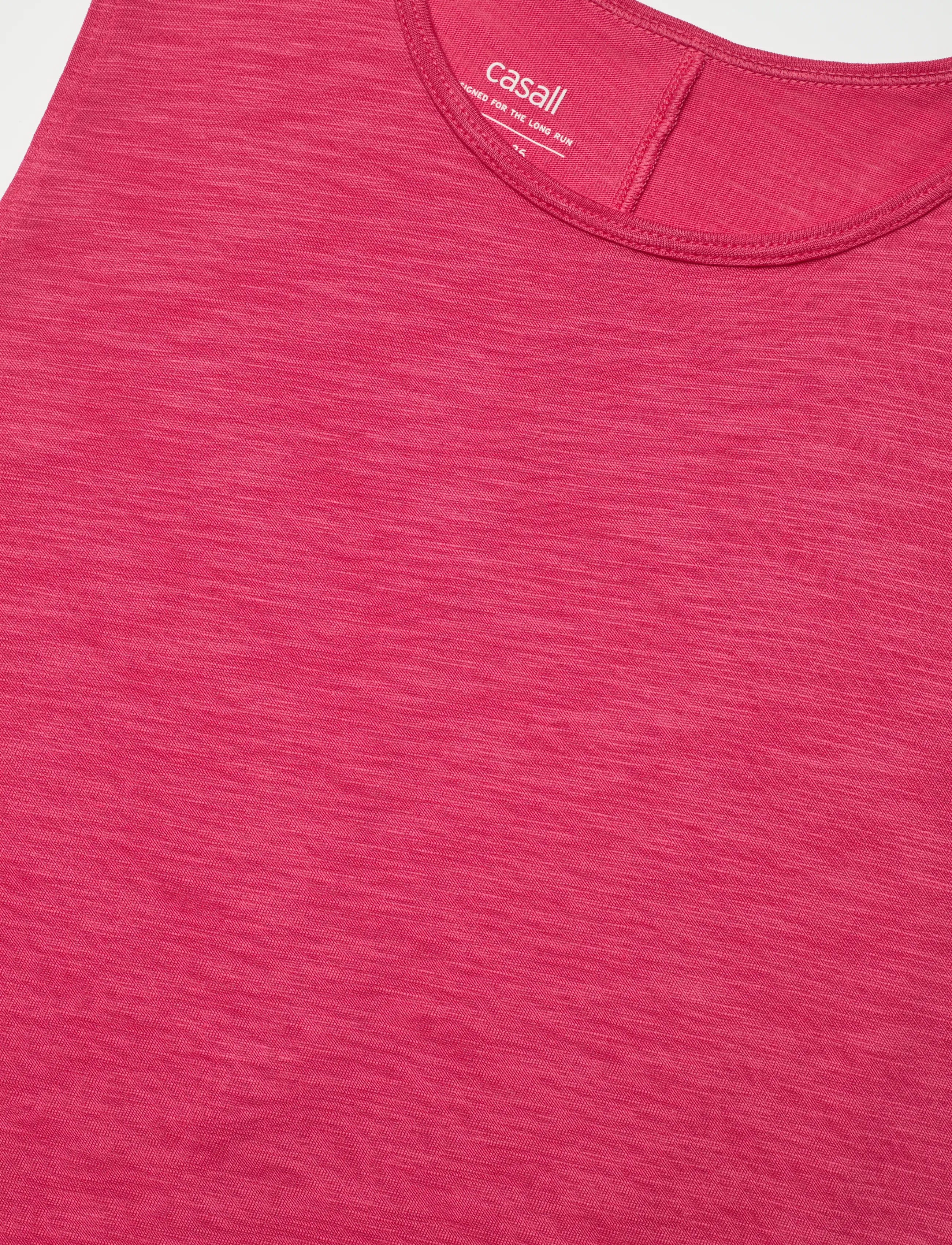 Casall - Soft Texture Tank - ruby blush - 2