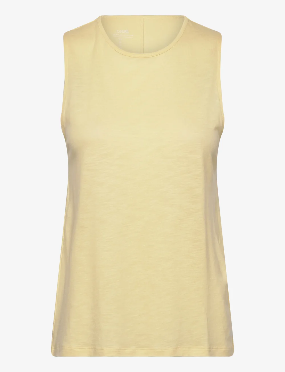 Casall - Soft Texture Tank - tank tops - yellow steam - 0