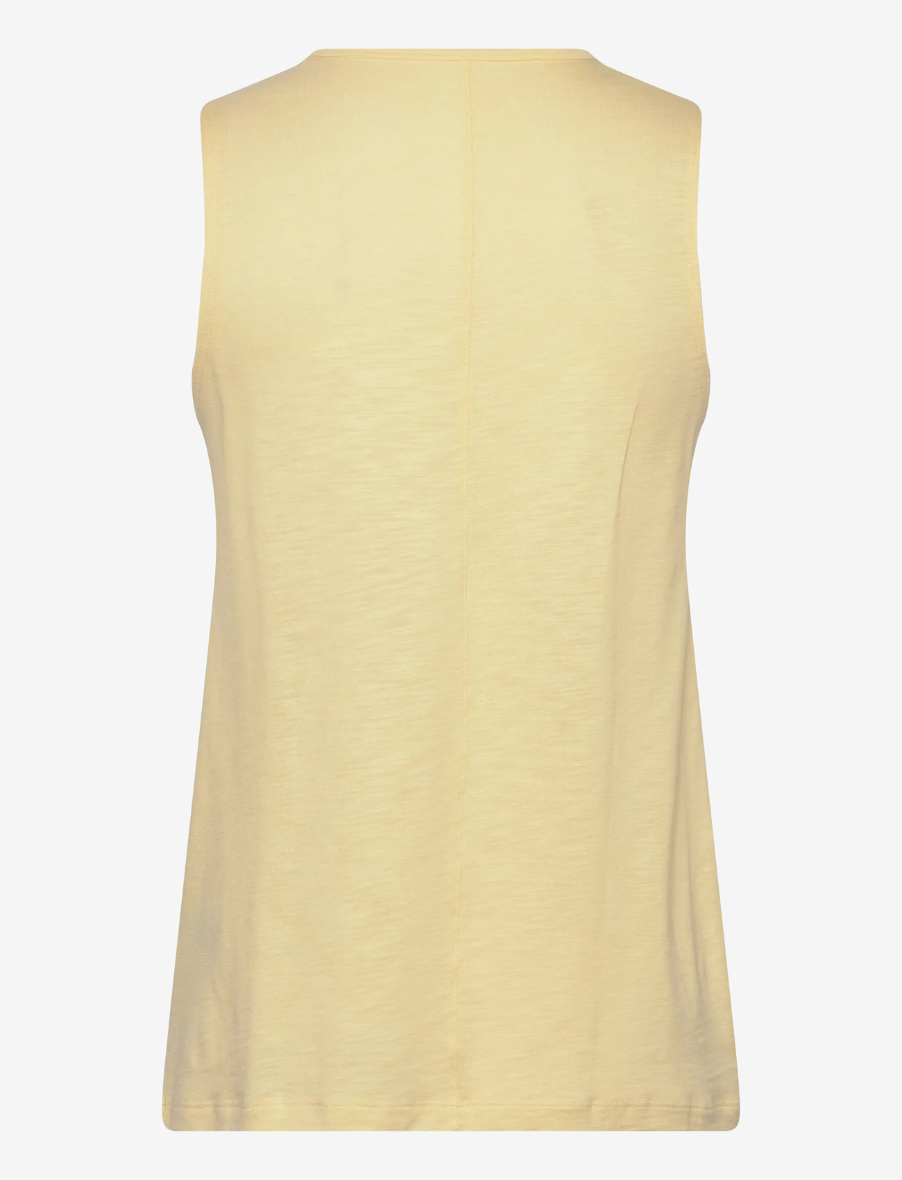 Casall - Soft Texture Tank - linnen - yellow steam - 1