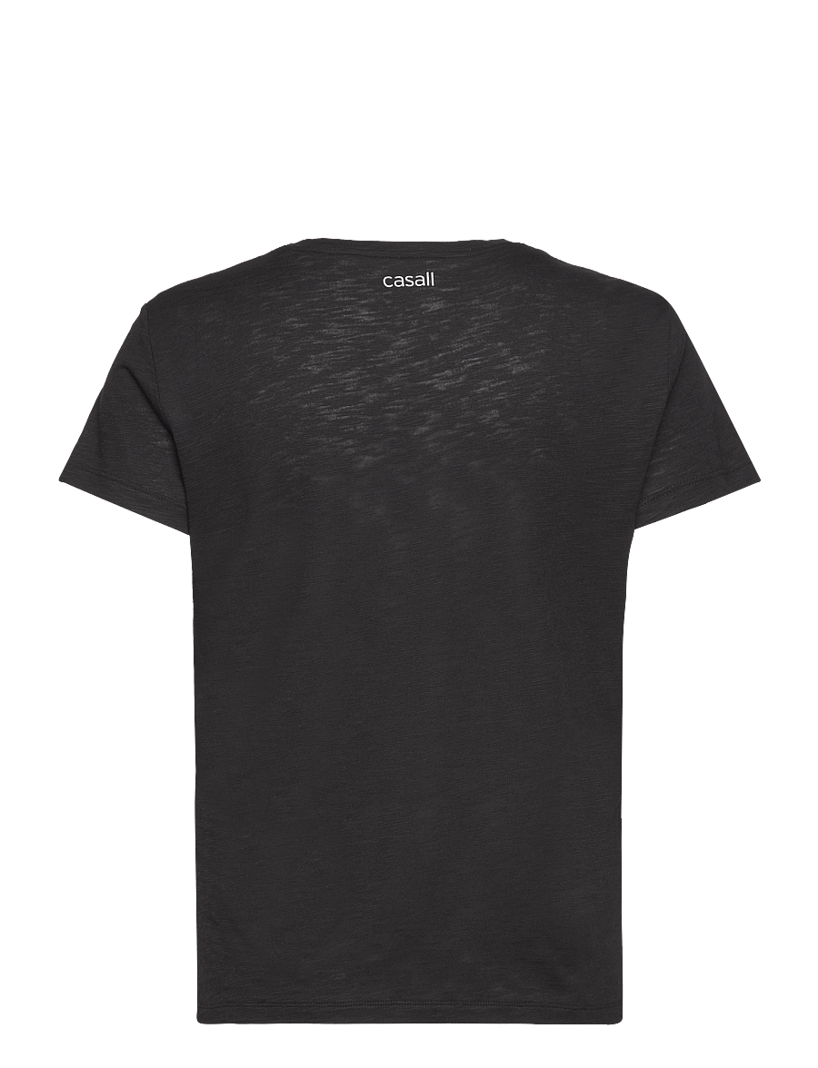 Casall - Soft Texture Tee - t-shirts - black - 2