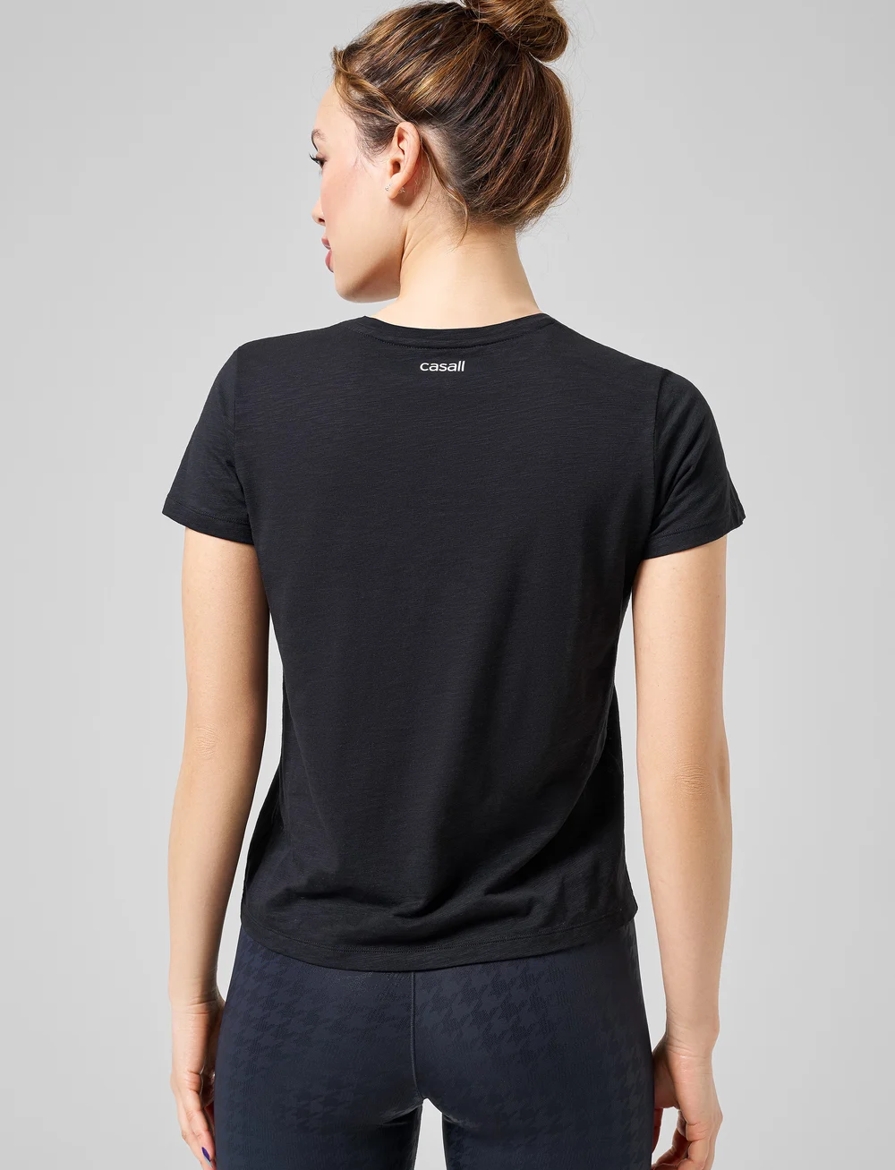 Casall - Soft Texture Tee - t-shirts - black - 3