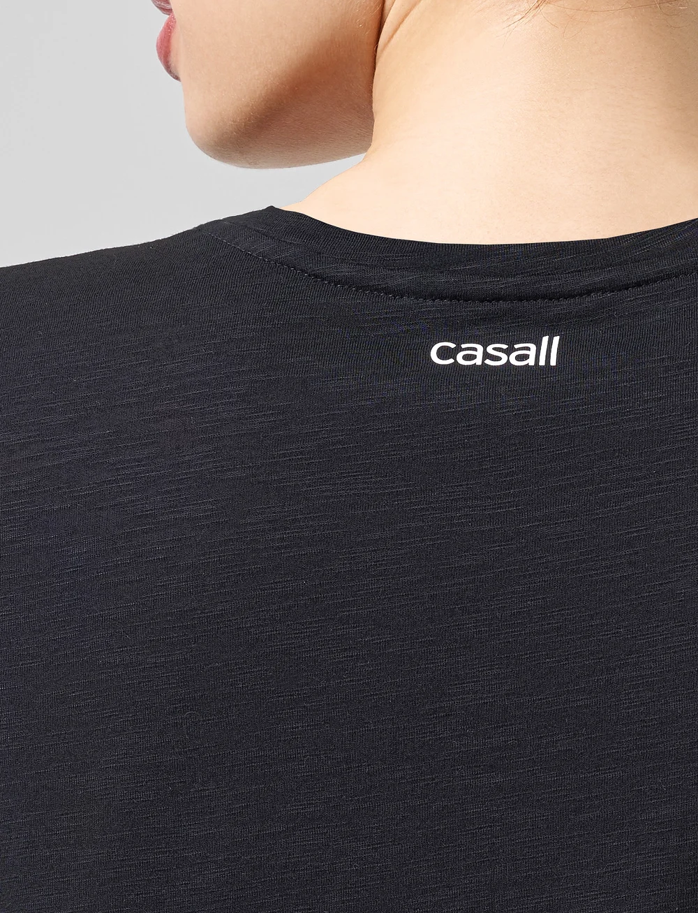 Casall - Soft Texture Tee - t-shirts - black - 4