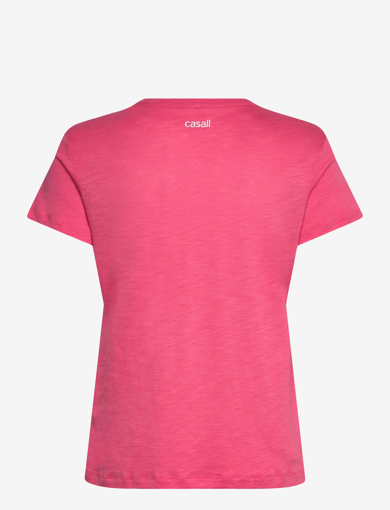 Casall - Soft Texture Tee - t-shirts - ruby blush - 1