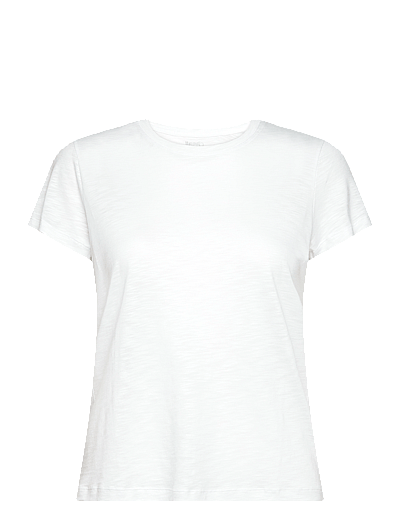Casall Soft Texture Tee - Toppar & T-shirts - WHITE / white
