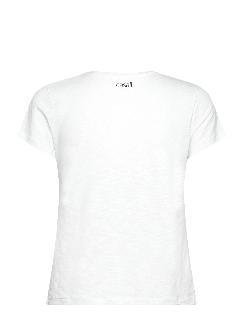 Casall - Soft Texture Tee - t-shirts - white - 2