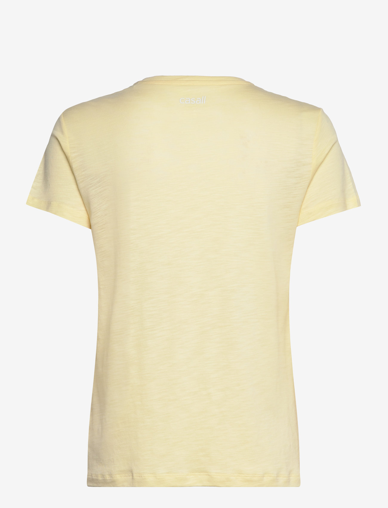 Casall - Soft Texture Tee - t-shirts - yellow steam - 1