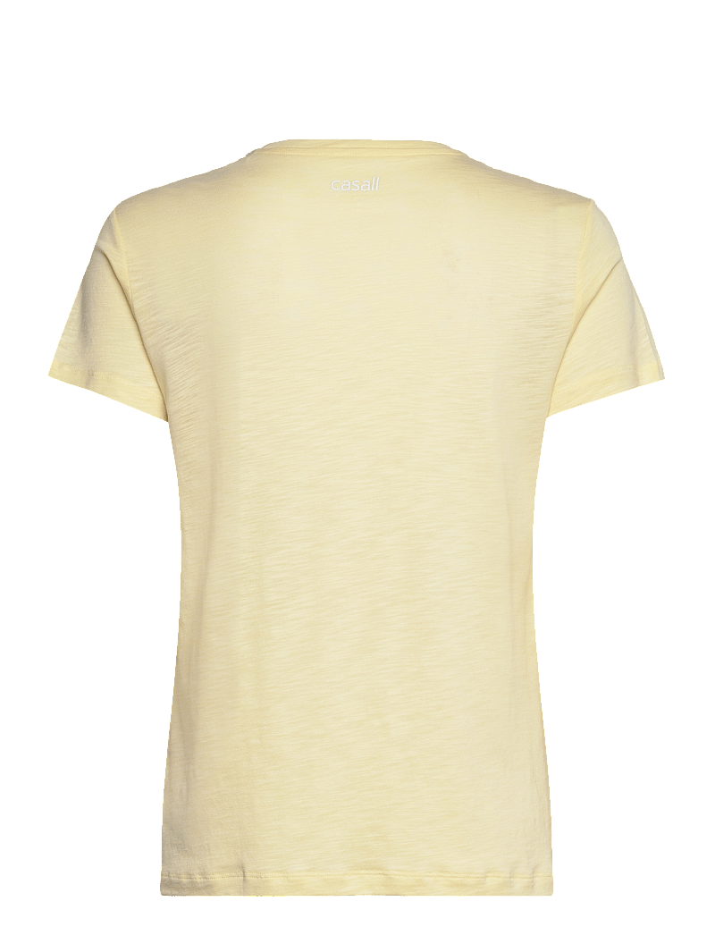 Casall - Soft Texture Tee - t-shirts - yellow steam - 2