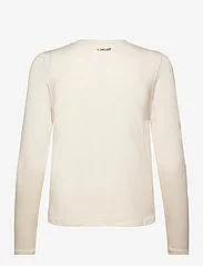 Casall - Delight Crew Neck Long Sleeve - t-shirt & tops - off white - 1
