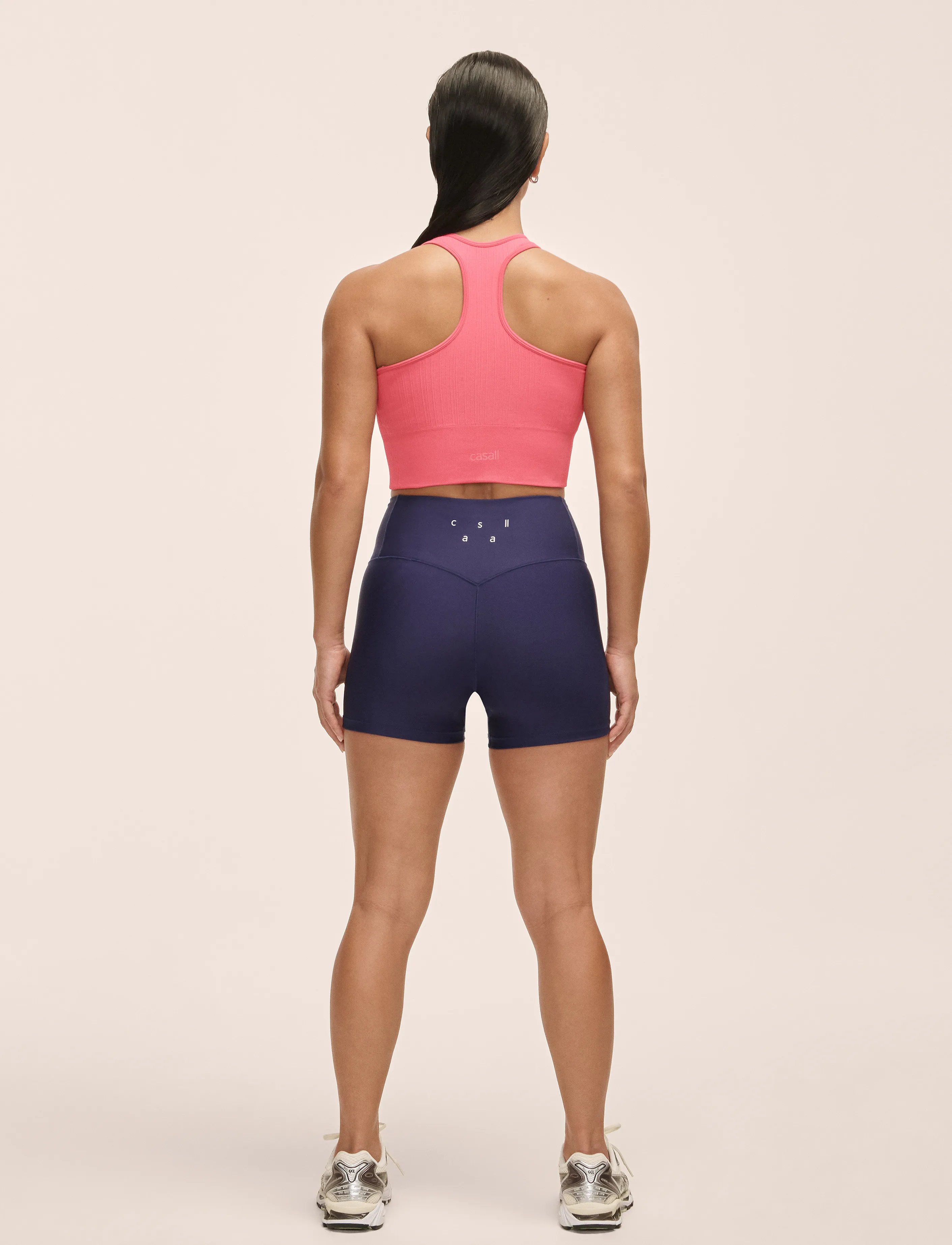 Casall - Ultra High Waist Hot Pant - 1/2 länge - purple eclipse - 3