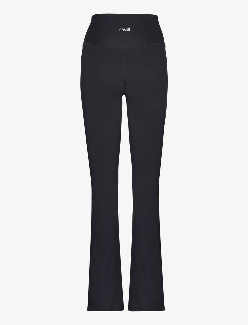 Casall - Flare High Waist Pant - træningstights - black - 2