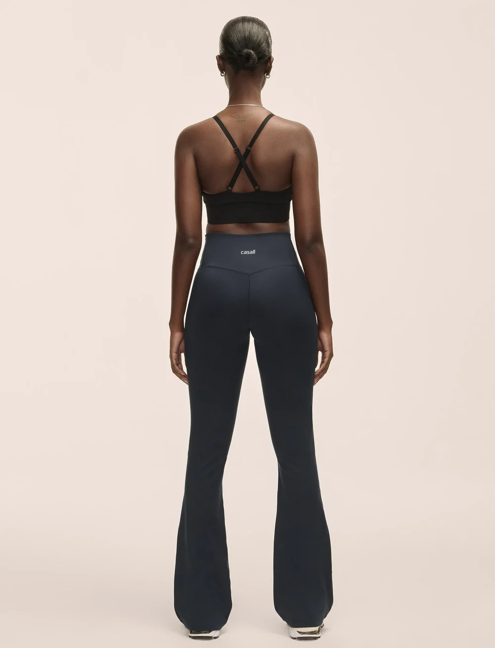 Casall - Flare High Waist Pant - tights - core blue - 3