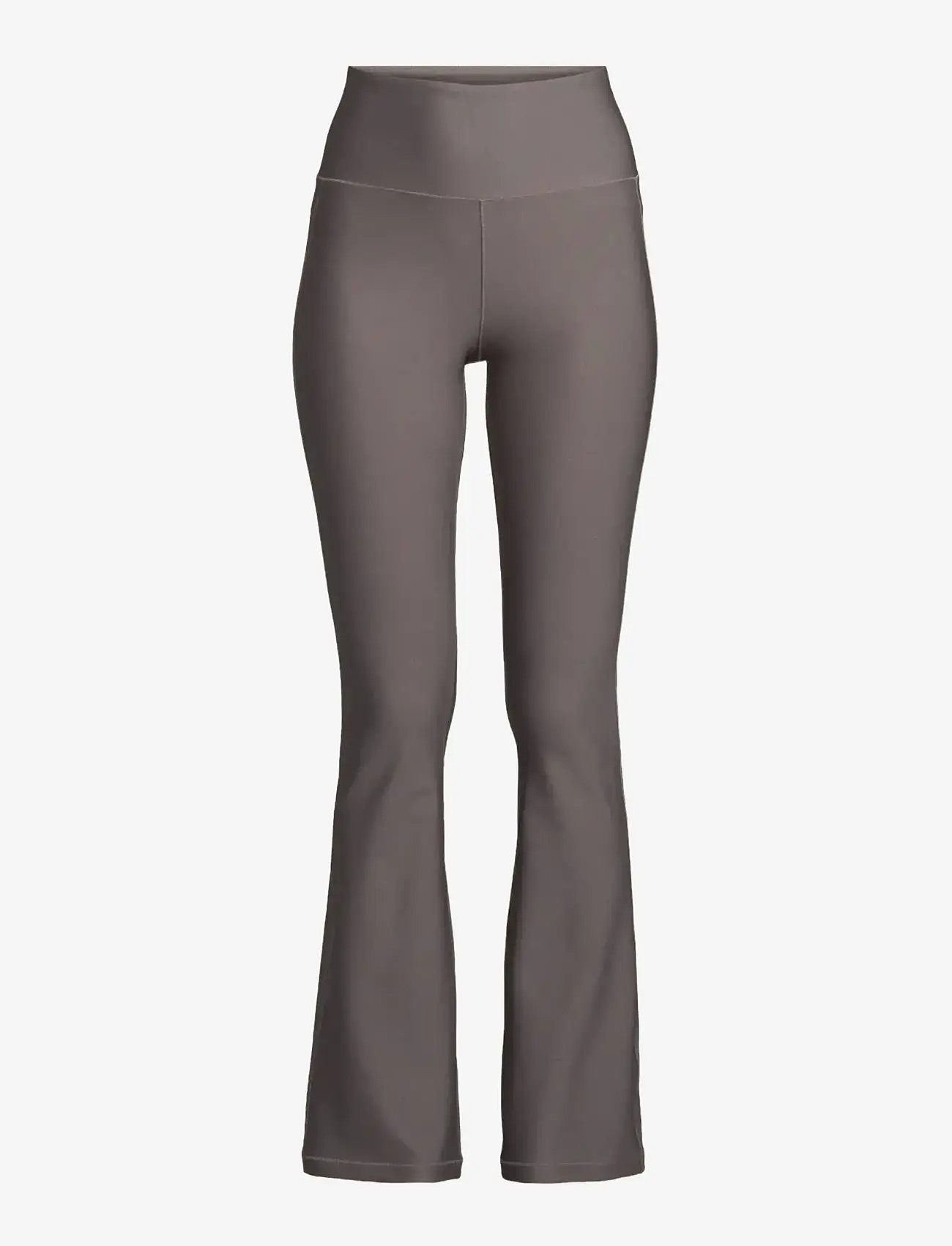 Casall - Flare High Waist Pant - treeningpüksid - dk grey - 1