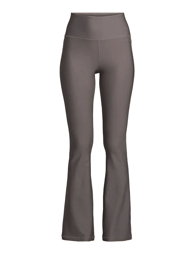 Casall - Flare High Waist Pant - treeningpüksid - dk grey - 1