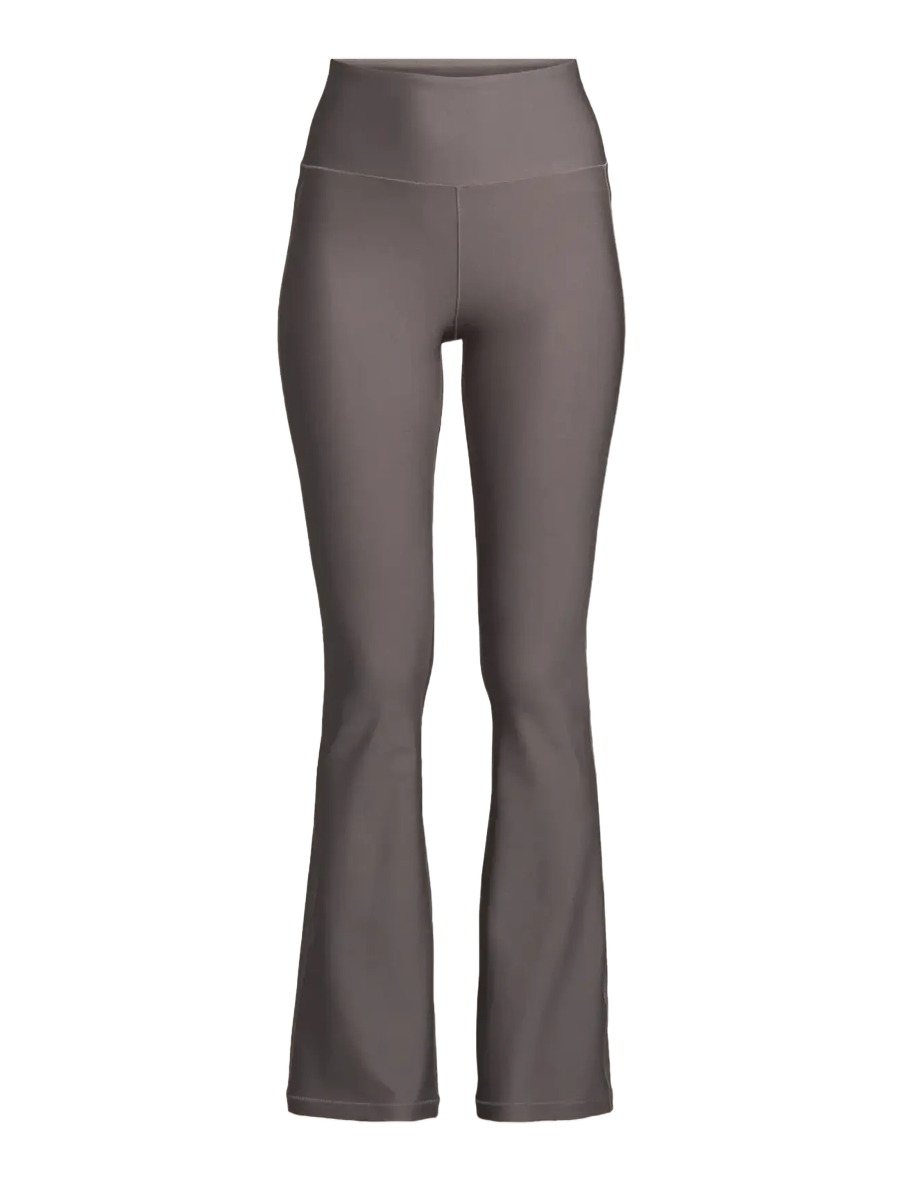 Casall Flare High Waist Pant - Kampagne - DK GREY / grey