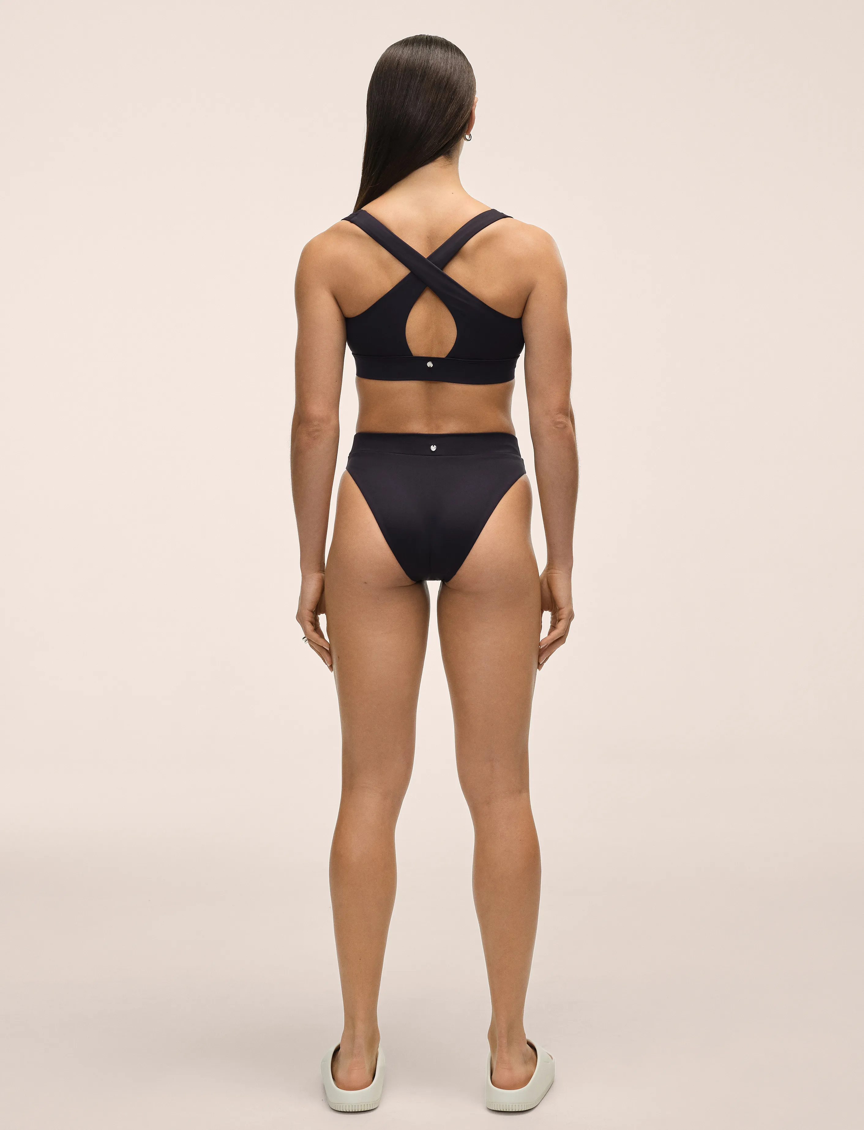 Casall - High Waist Bikini Brief - sportsbadetøy - black - 3