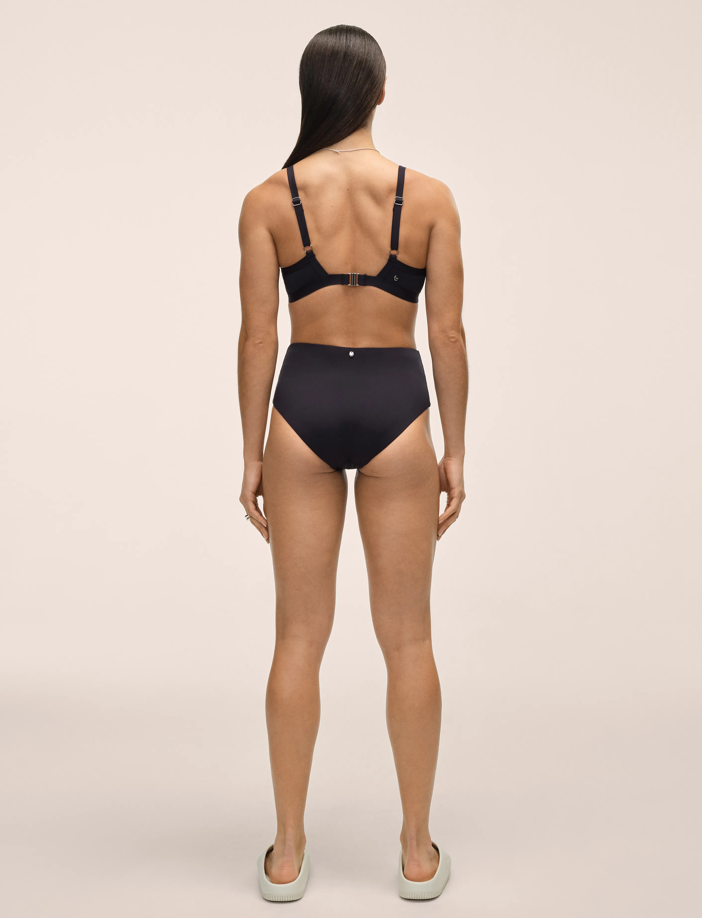 Casall - High Waist Bikini Hipster - sportlikud ujumisriided - black - 3