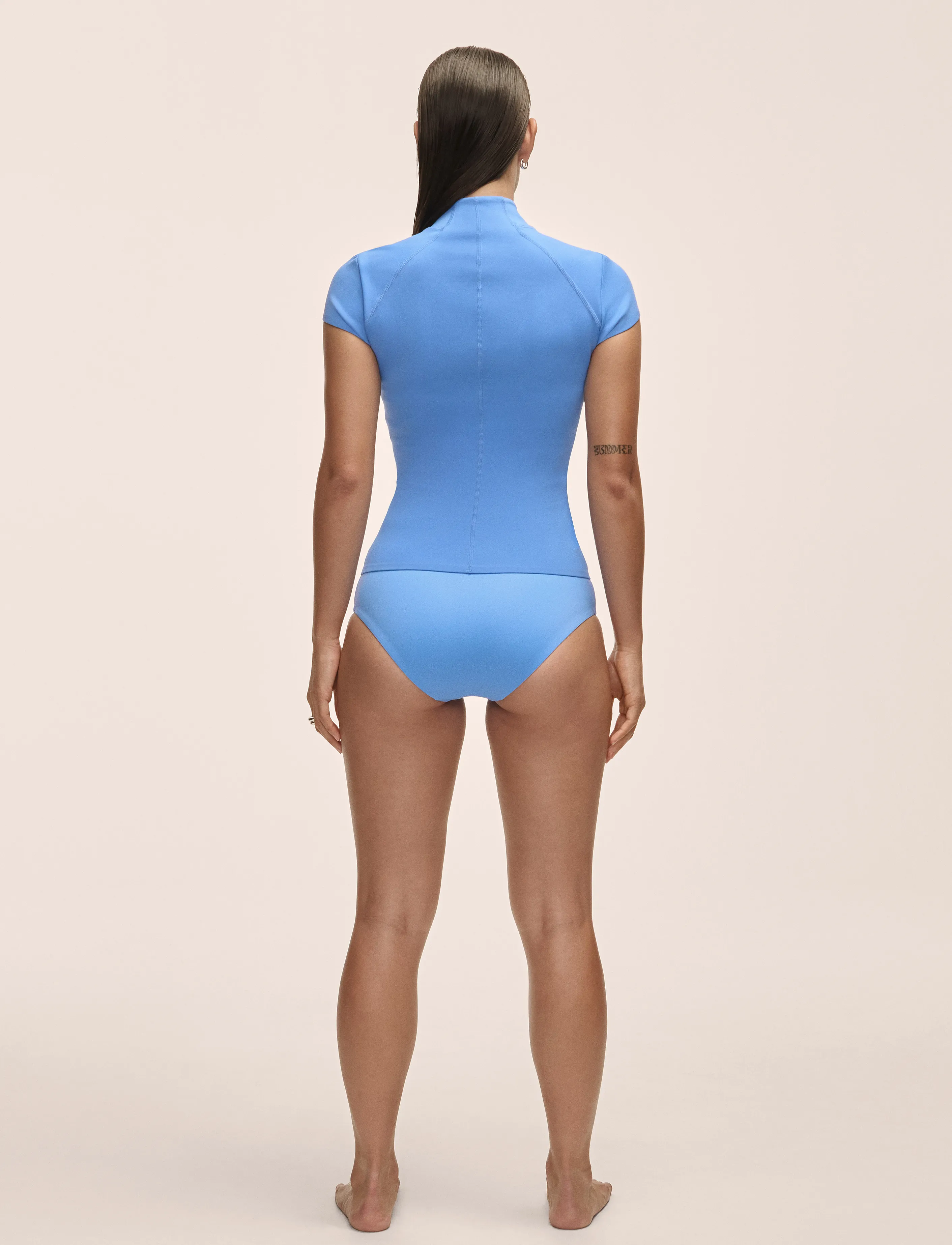 Casall - High Waist Bikini Hipster - sportlikud ujumisriided - riviera blue - 3