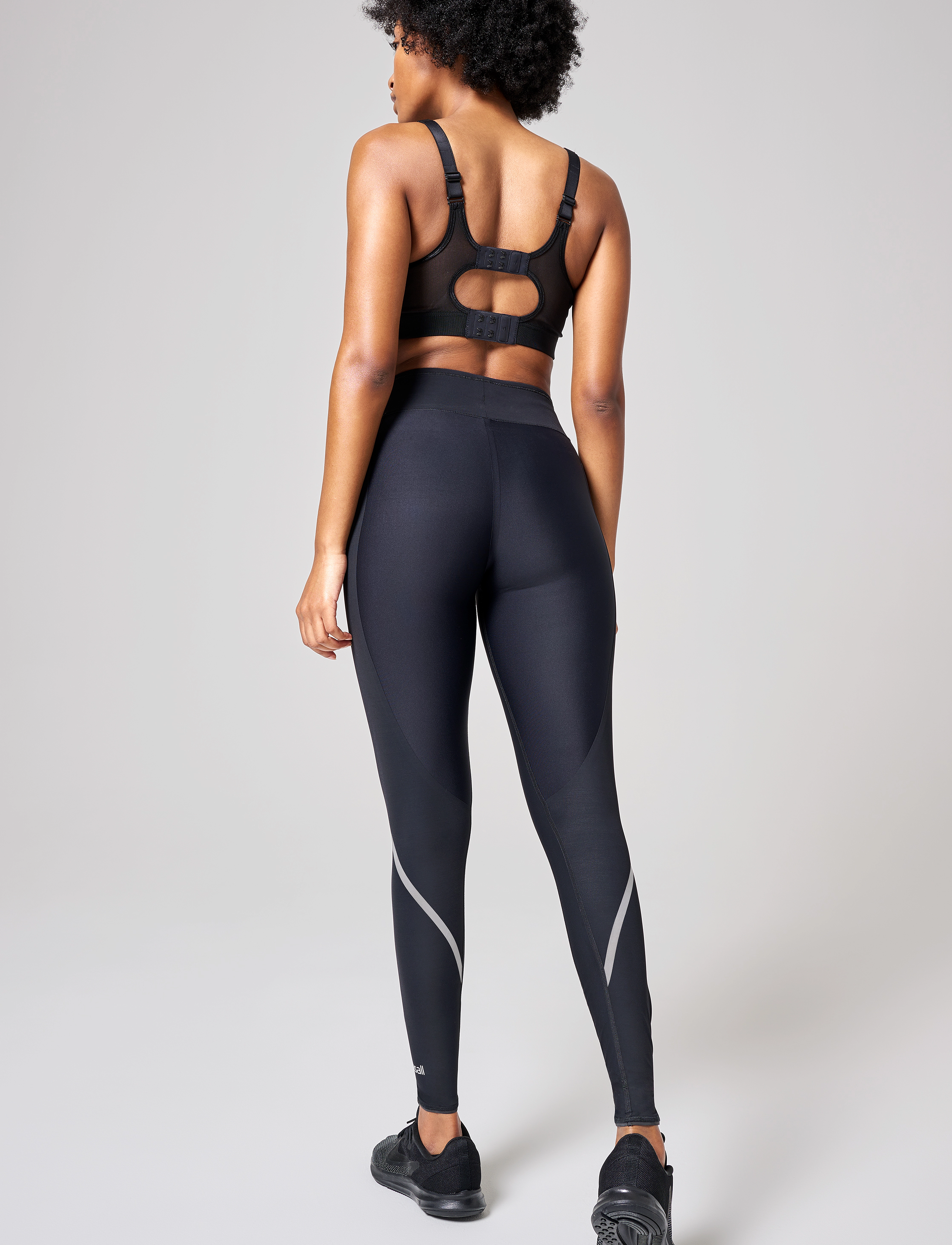 Casall - Sculpture Running Tights - tights - liquid black - 3