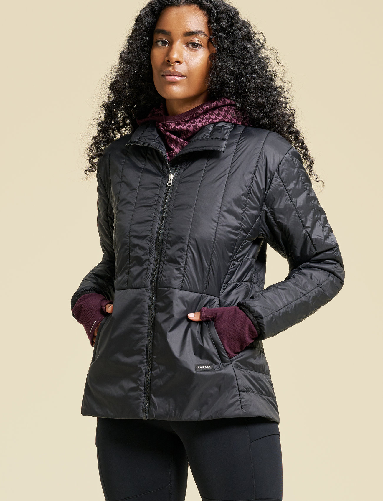Casall - Lightweight Padded Jacket - down- & padded jackets - black - 0