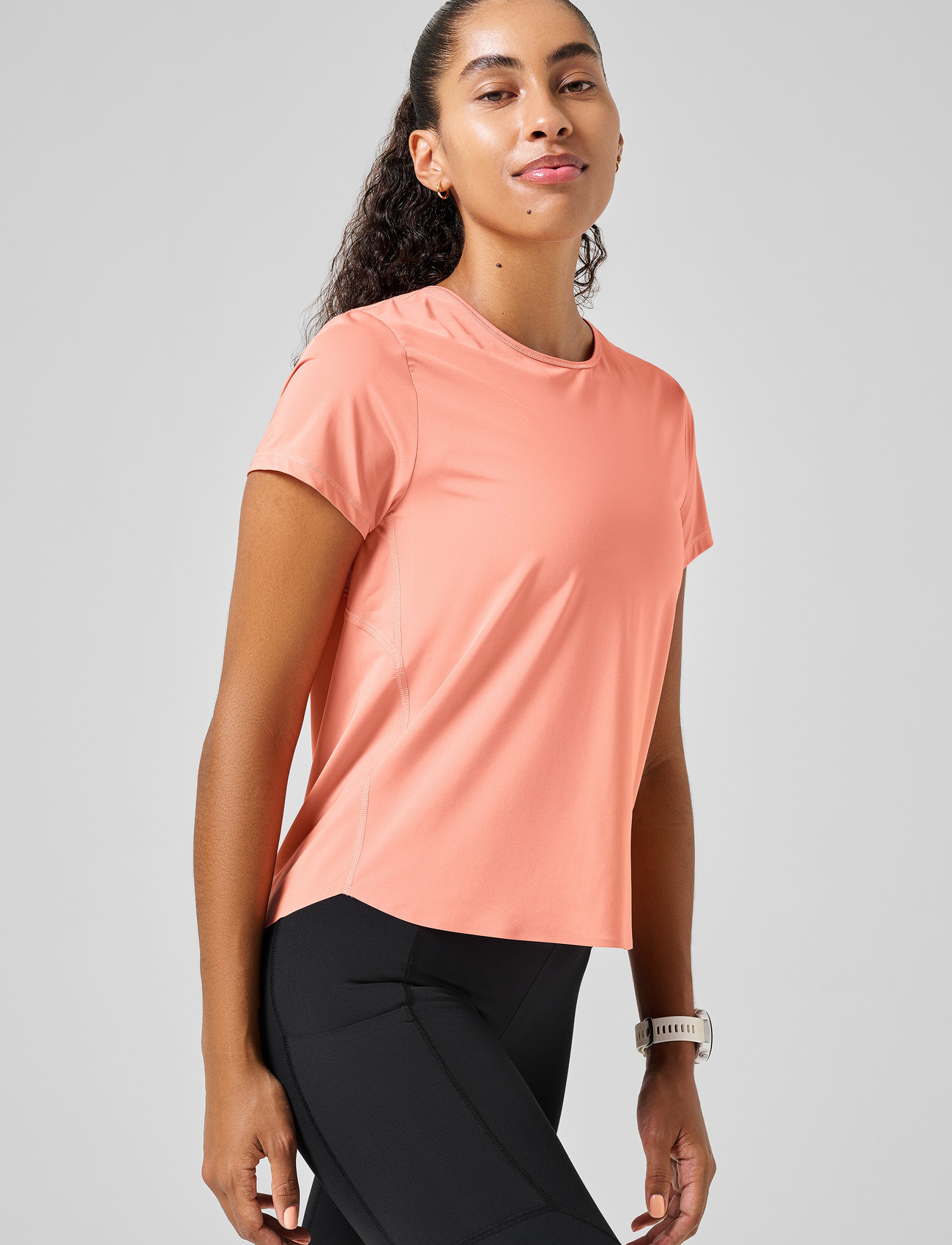 Casall - Technical Loose Tee - topit & t-paidat - pale coral - 0