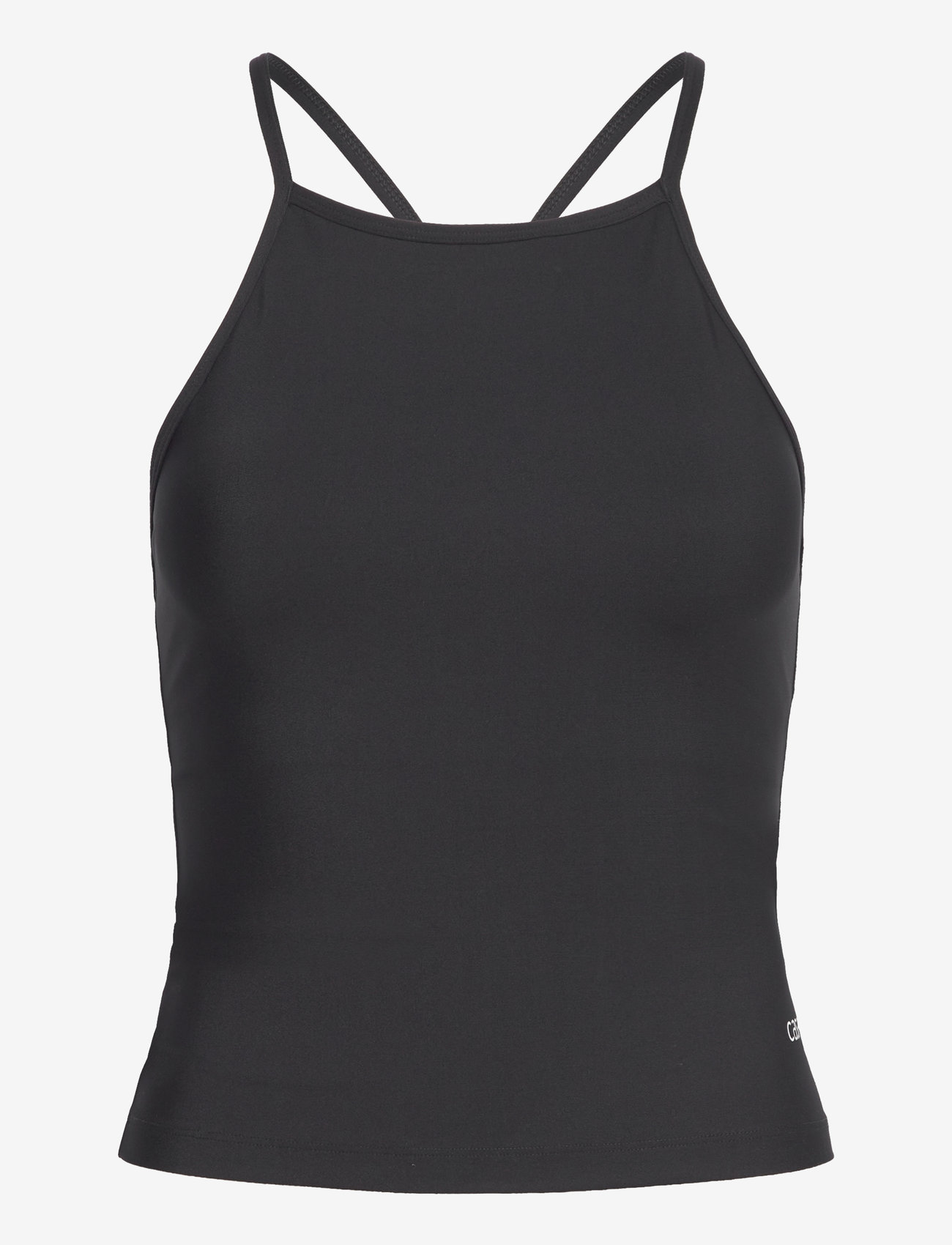 Casall - Built-In-Bra Halterneck Tank - Õlapaeltega pluusid - black - 1