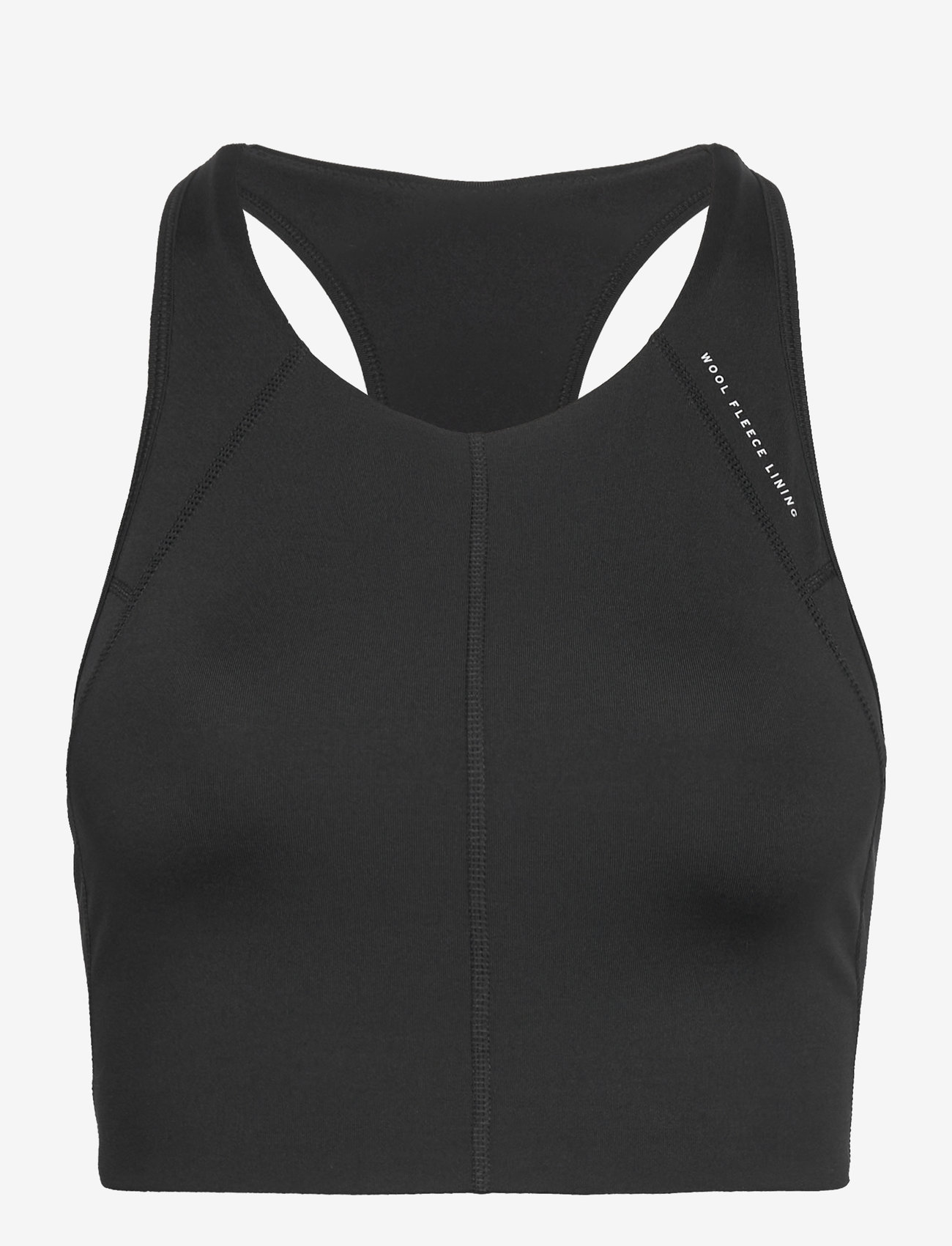 Casall - Iconic Wool Lined Sports Bra - medium støtte - black - 0