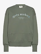 Terry Spring Crew Neck - DUSTY GREEN